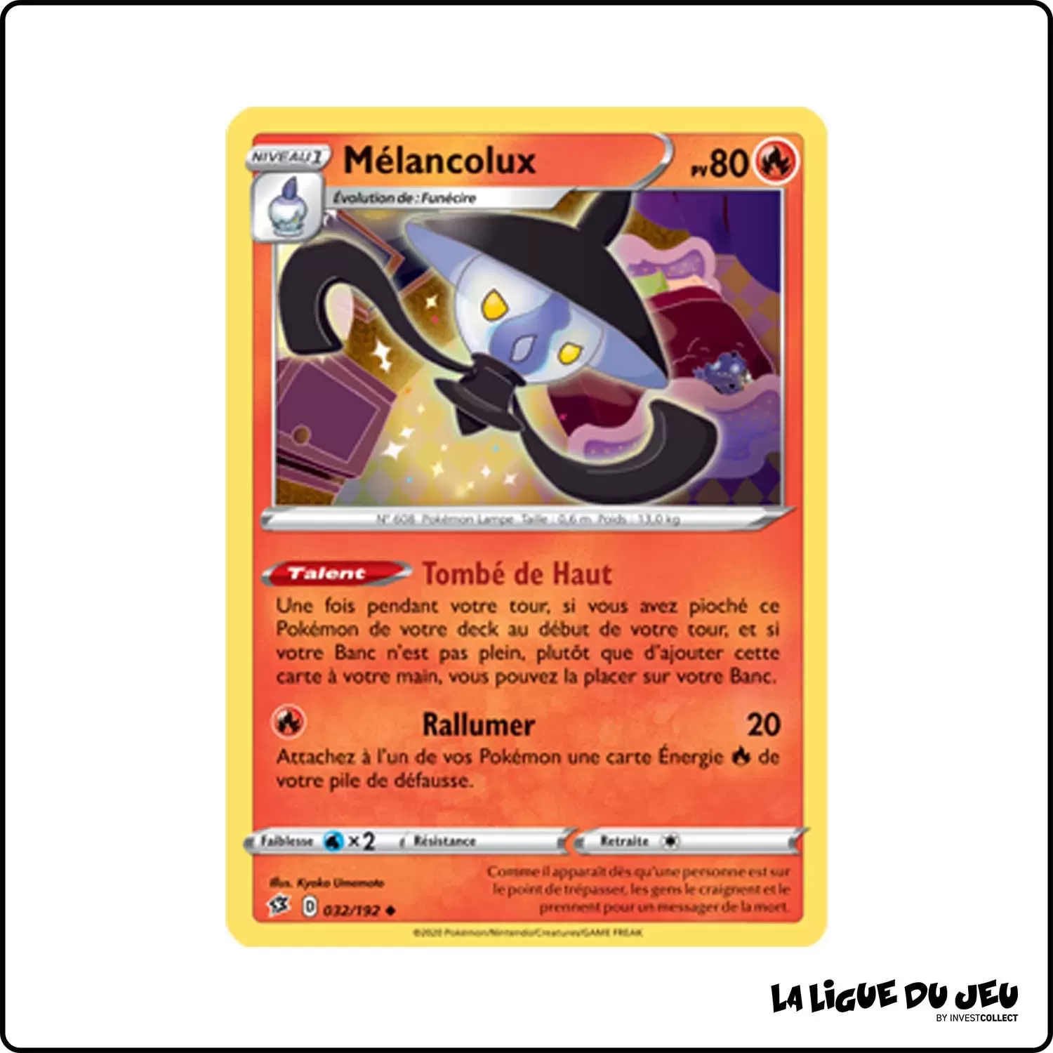 Peu commune - Pokemon - Clash des Rebelles - Mélancolux 32/192