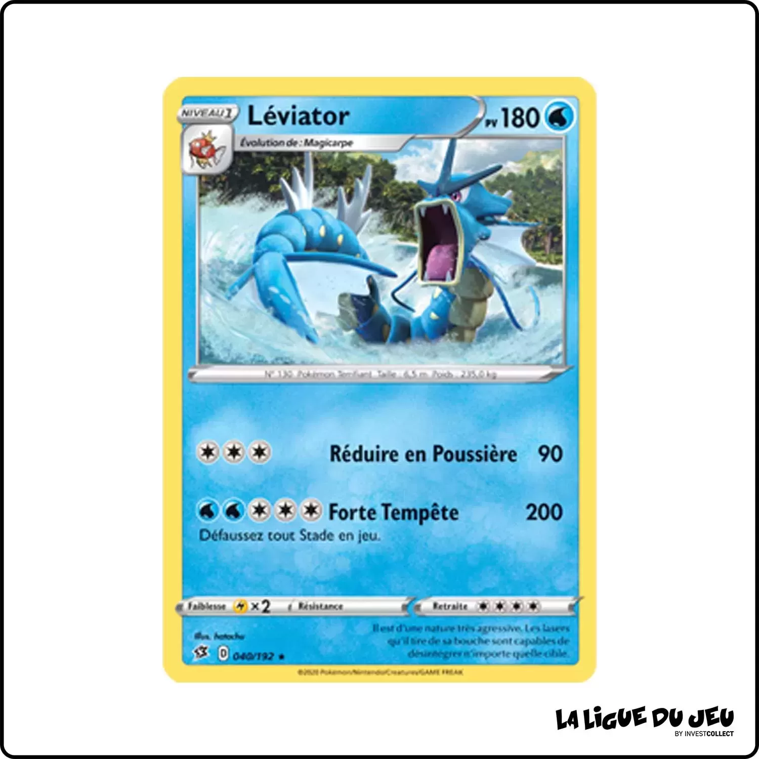 Holo - Pokemon - Clash des Rebelles - Léviator 40/192