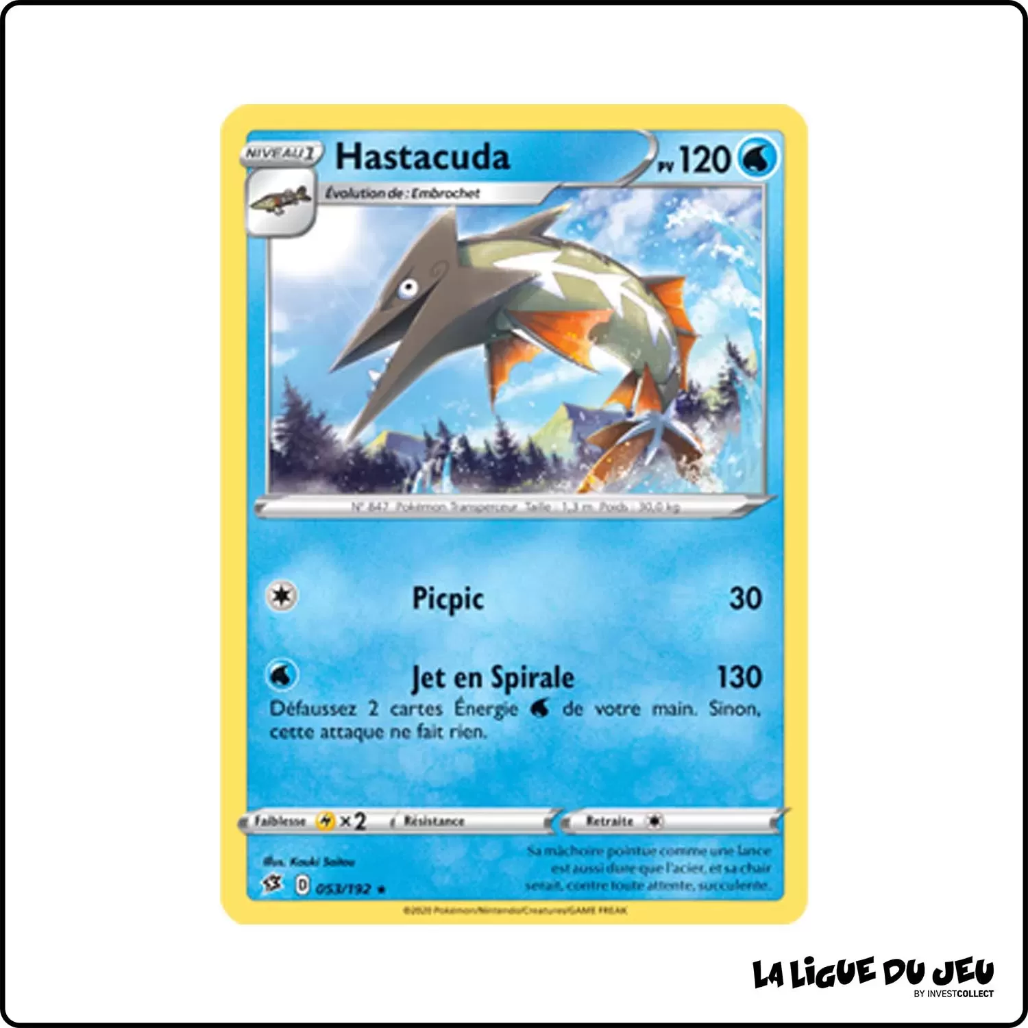 Rare - Pokemon - Clash des Rebelles - Hastacuda 53/192