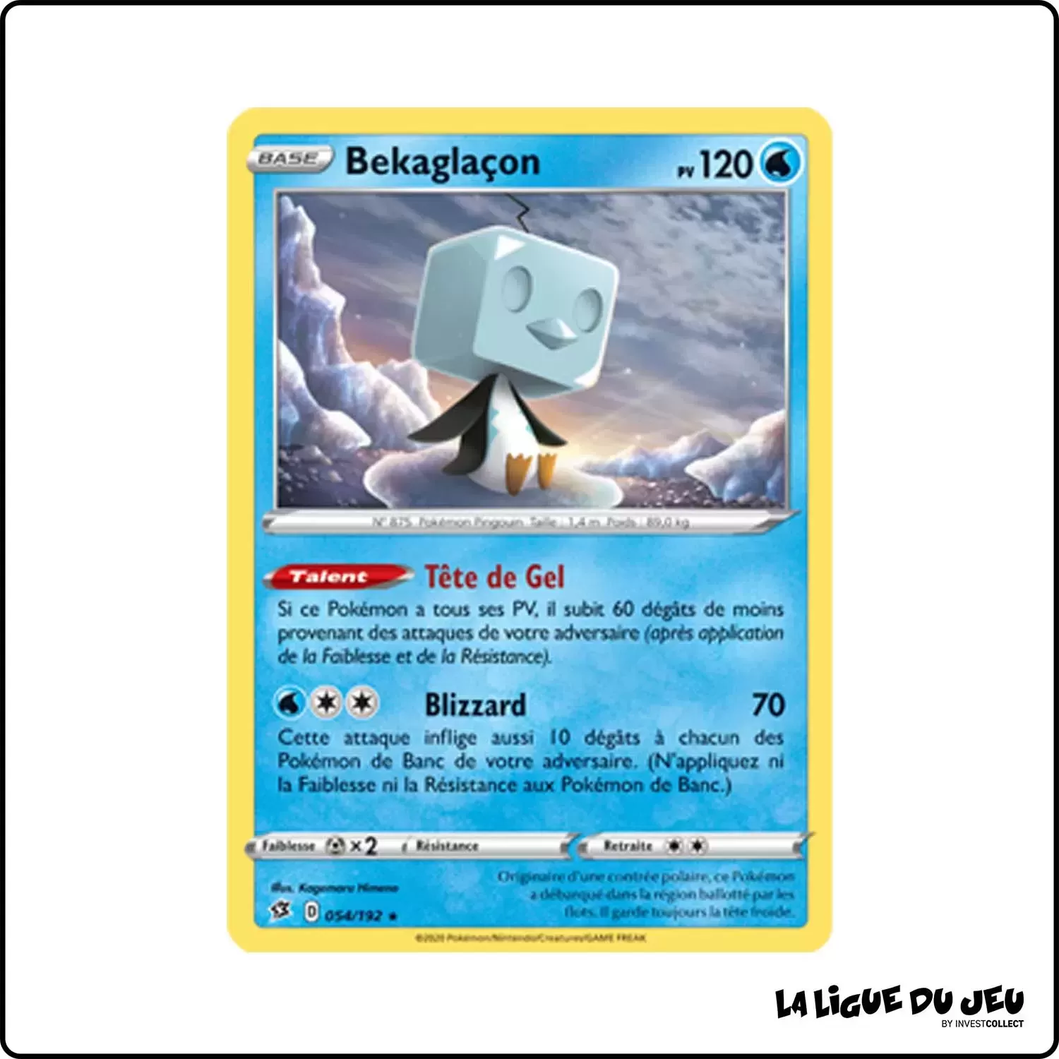 Holo - Pokemon - Clash des Rebelles - Bekaglaçon 54/192