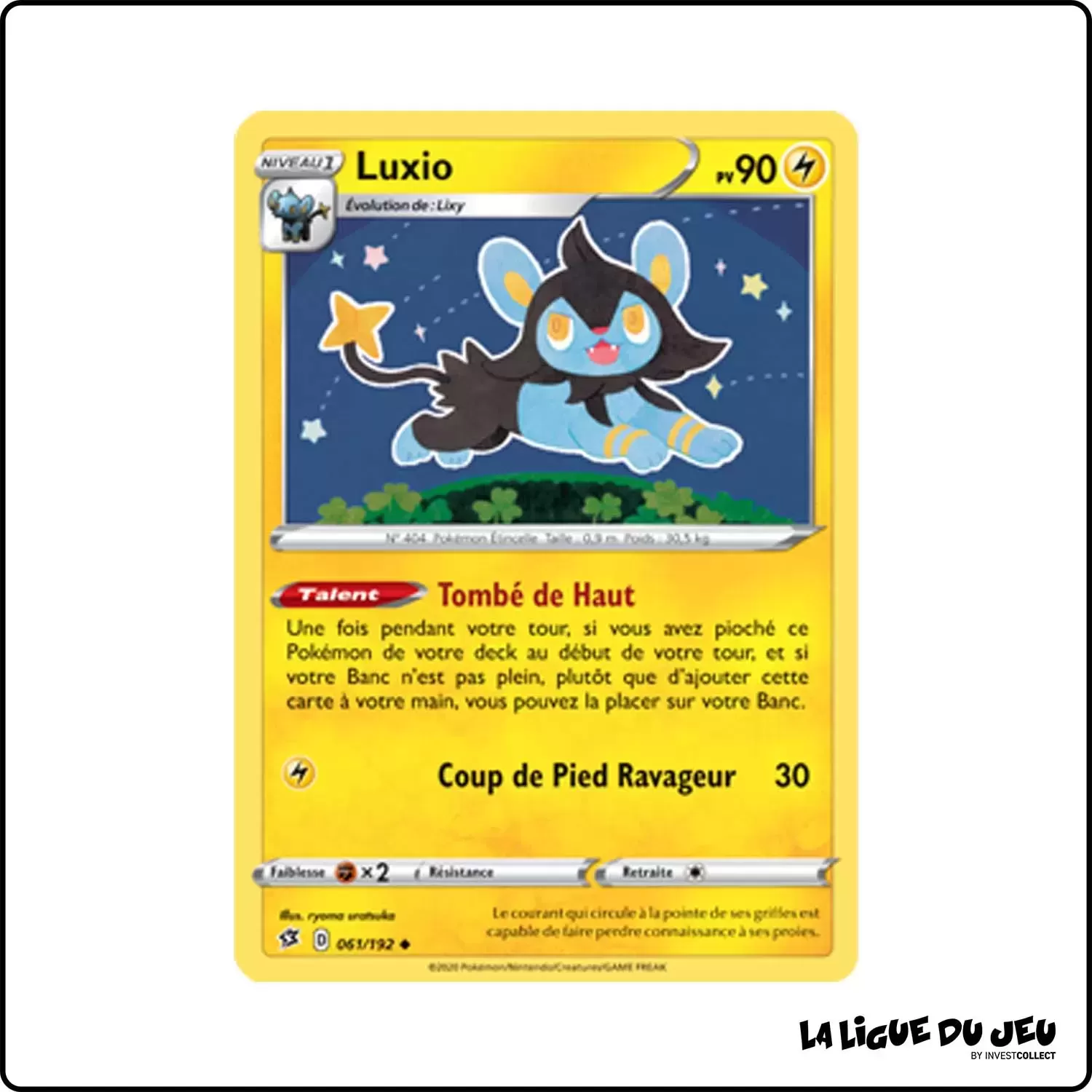 Peu commune - Pokemon - Clash des Rebelles - Luxio 61/192