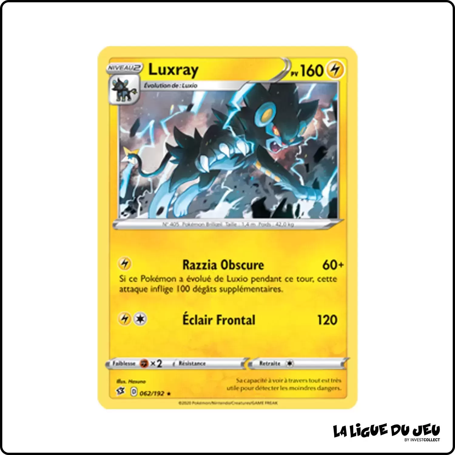 Holo - Pokemon - Clash des Rebelles - Luxray 62/192