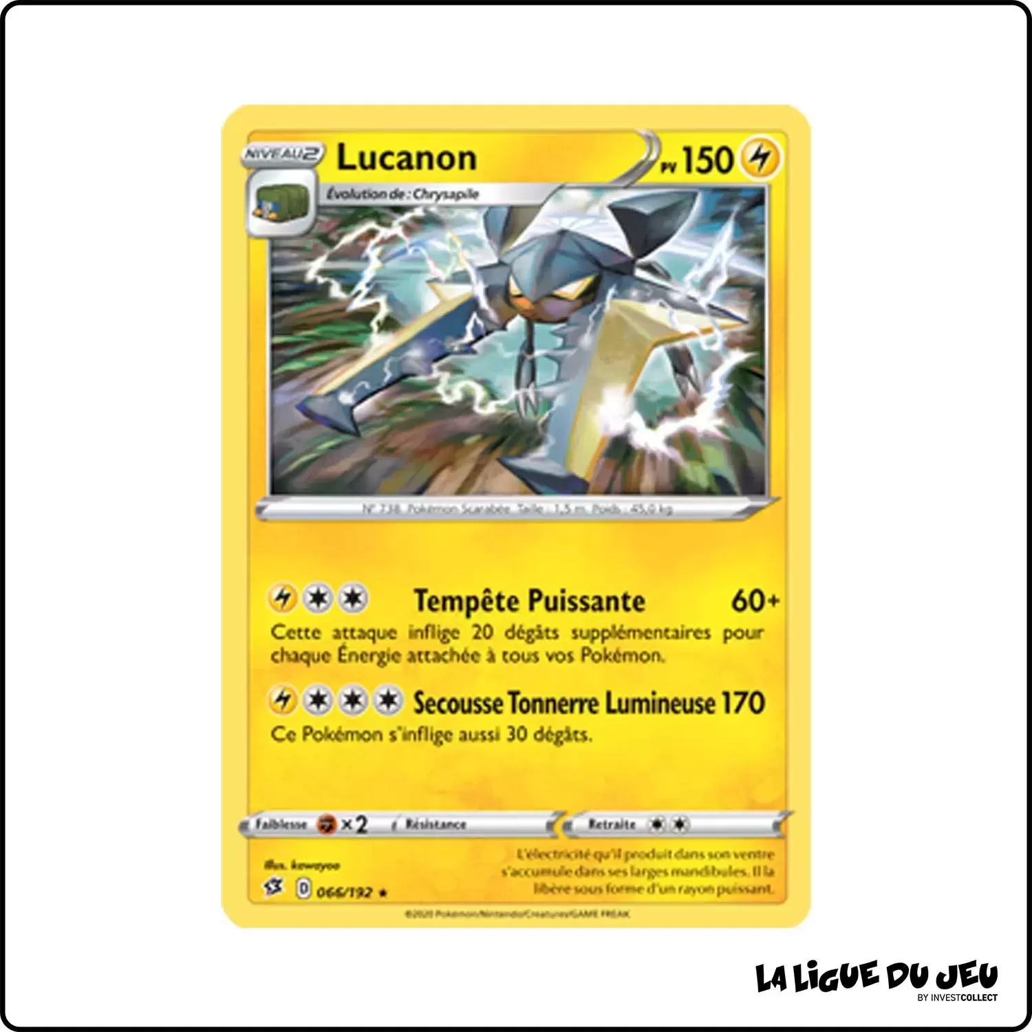 Holo - Pokemon - Clash des Rebelles - Lucanon 66/192