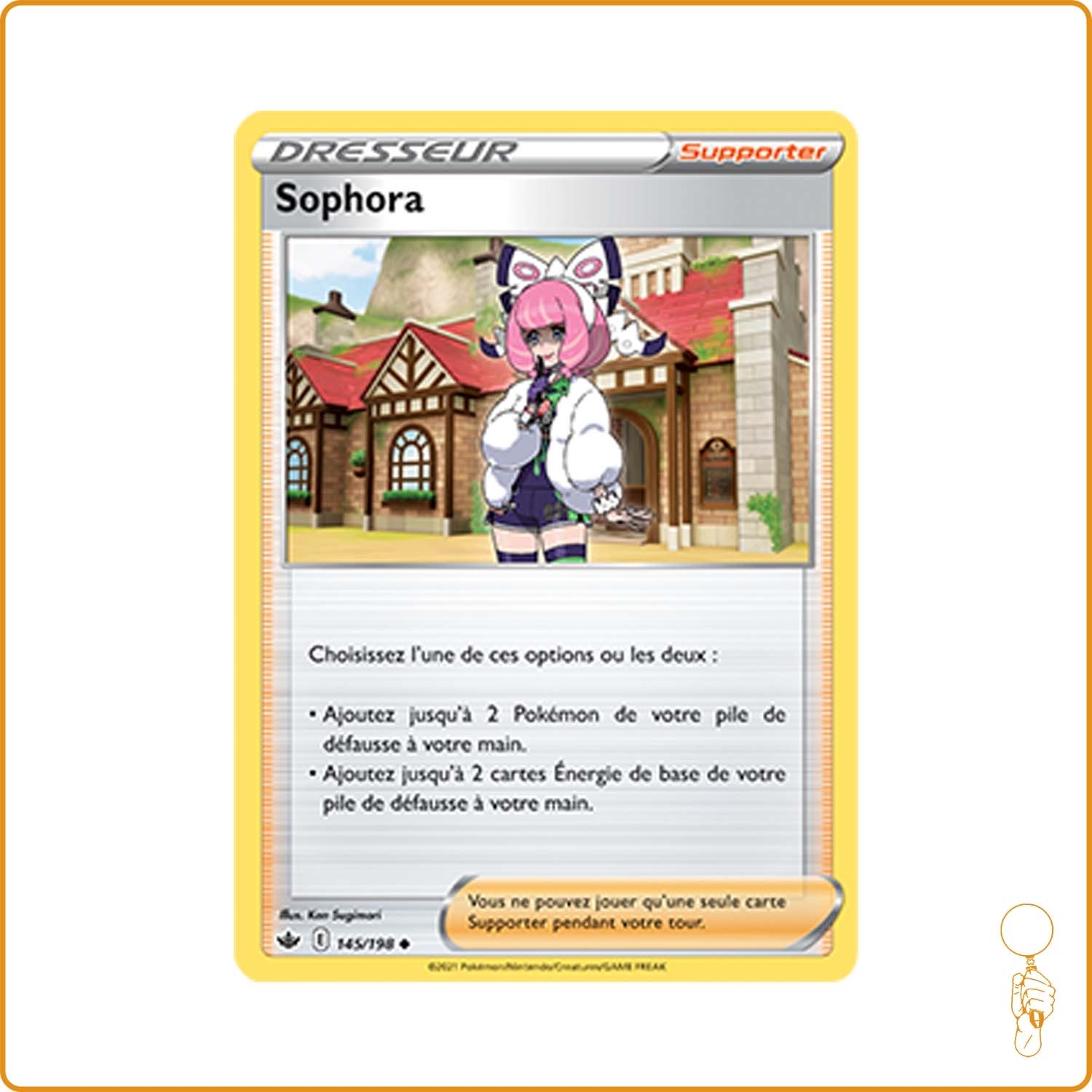 Peu commune - Pokemon - Règne de Glace - Sophora 145/195 The Pokémon Company - 1