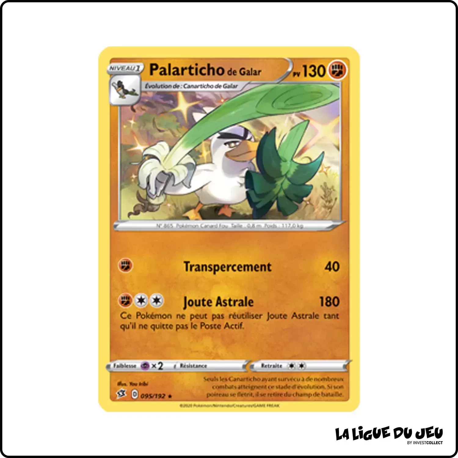 Holo - Pokemon - Clash des Rebelles - Palarticho de Galar 95/192