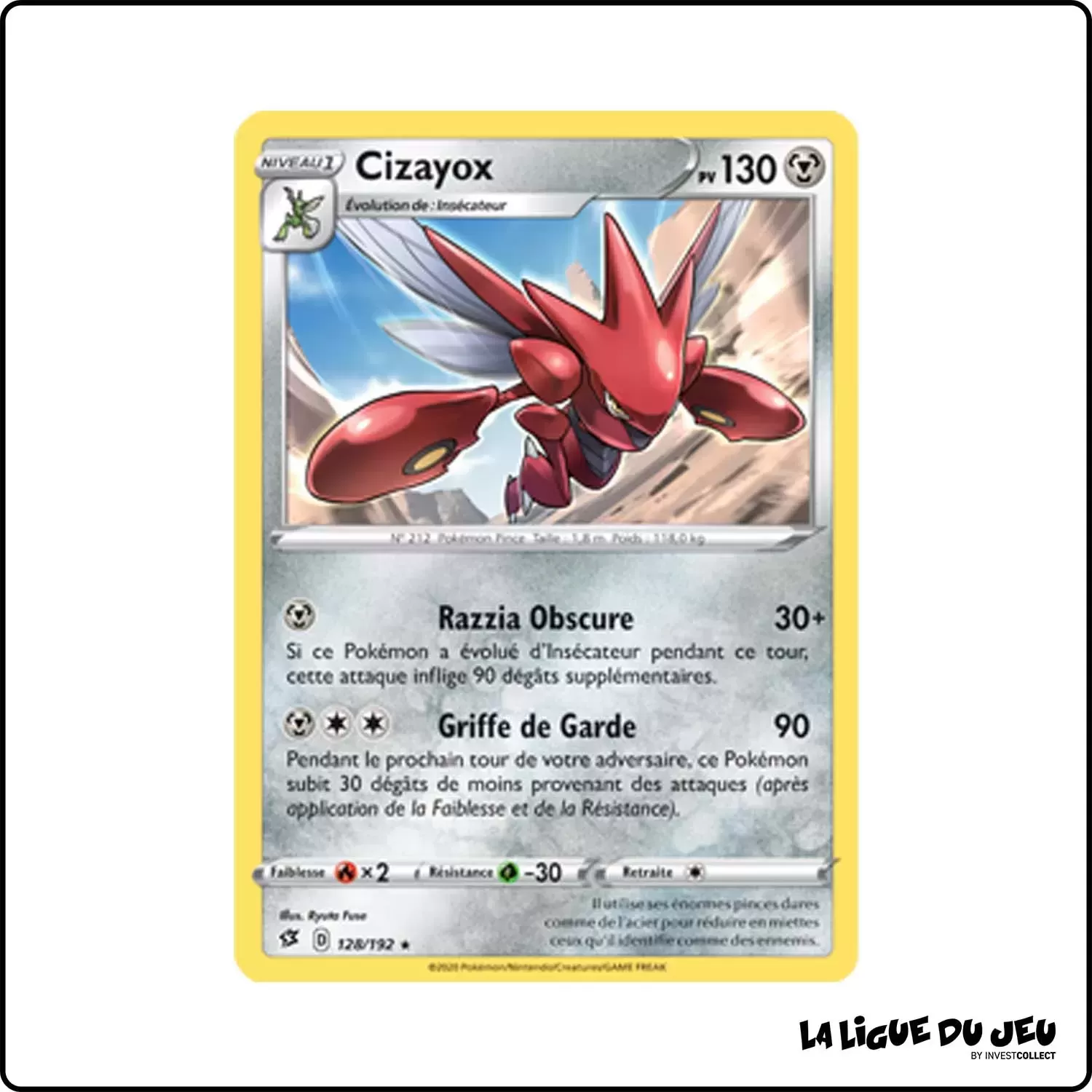 Rare - Pokemon - Clash des Rebelles - Cizayox 128/192