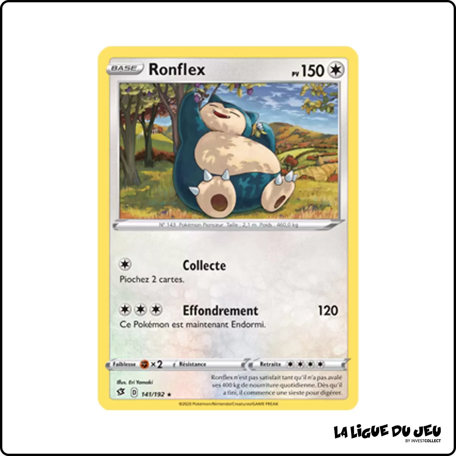 Rare - Pokemon - Clash des Rebelles - Ronflex 141/192