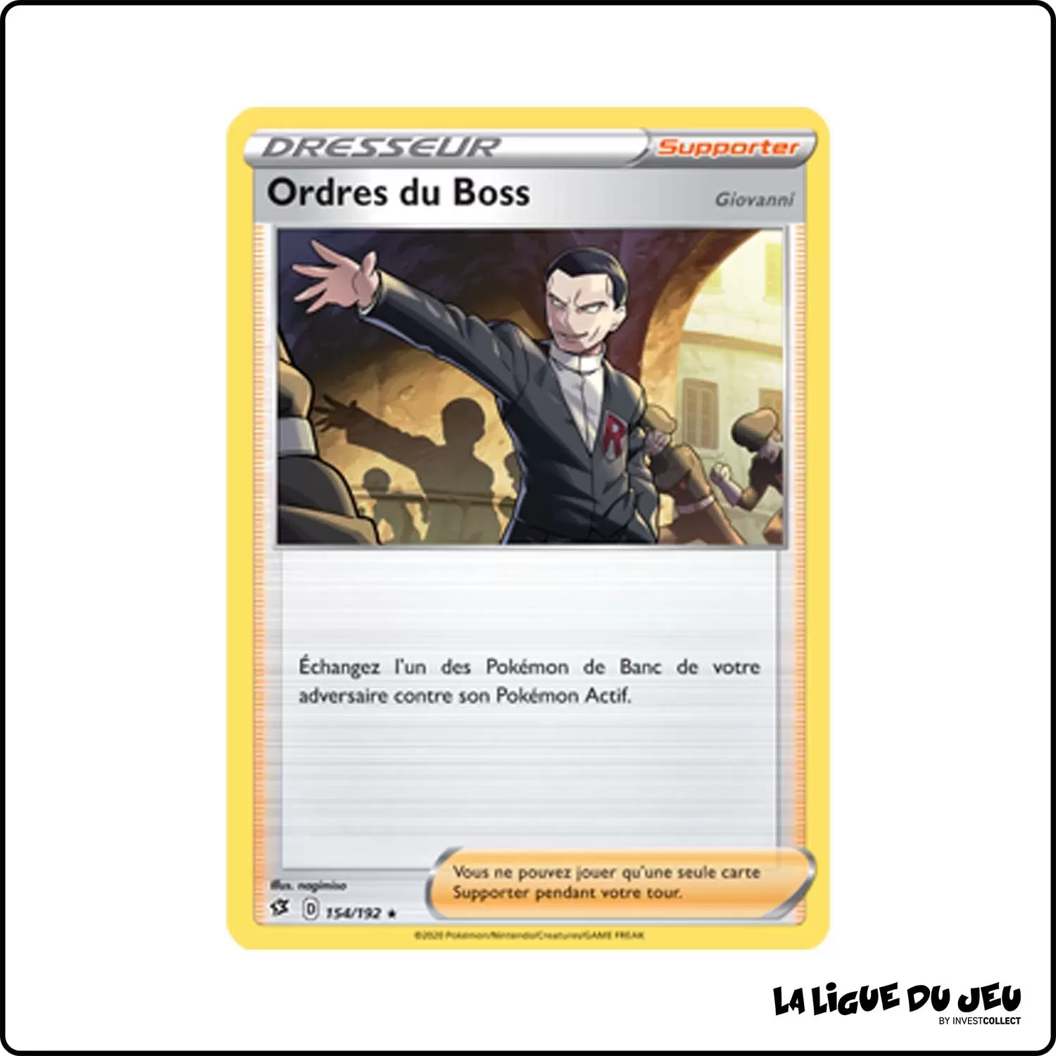 Holo - Pokemon - Clash des Rebelles - Ordres du Boss 154/192