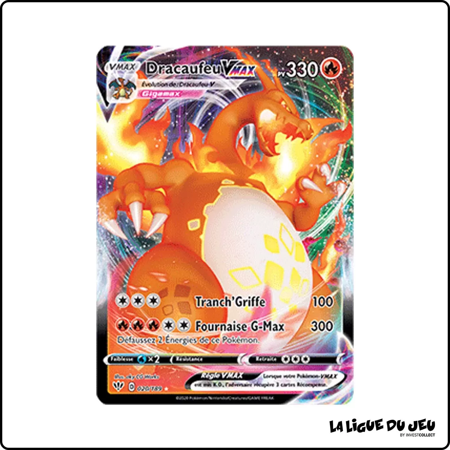 Ultra - Pokemon - Ténèbres Embrasées - Dracaufeu-VMAX 20/201