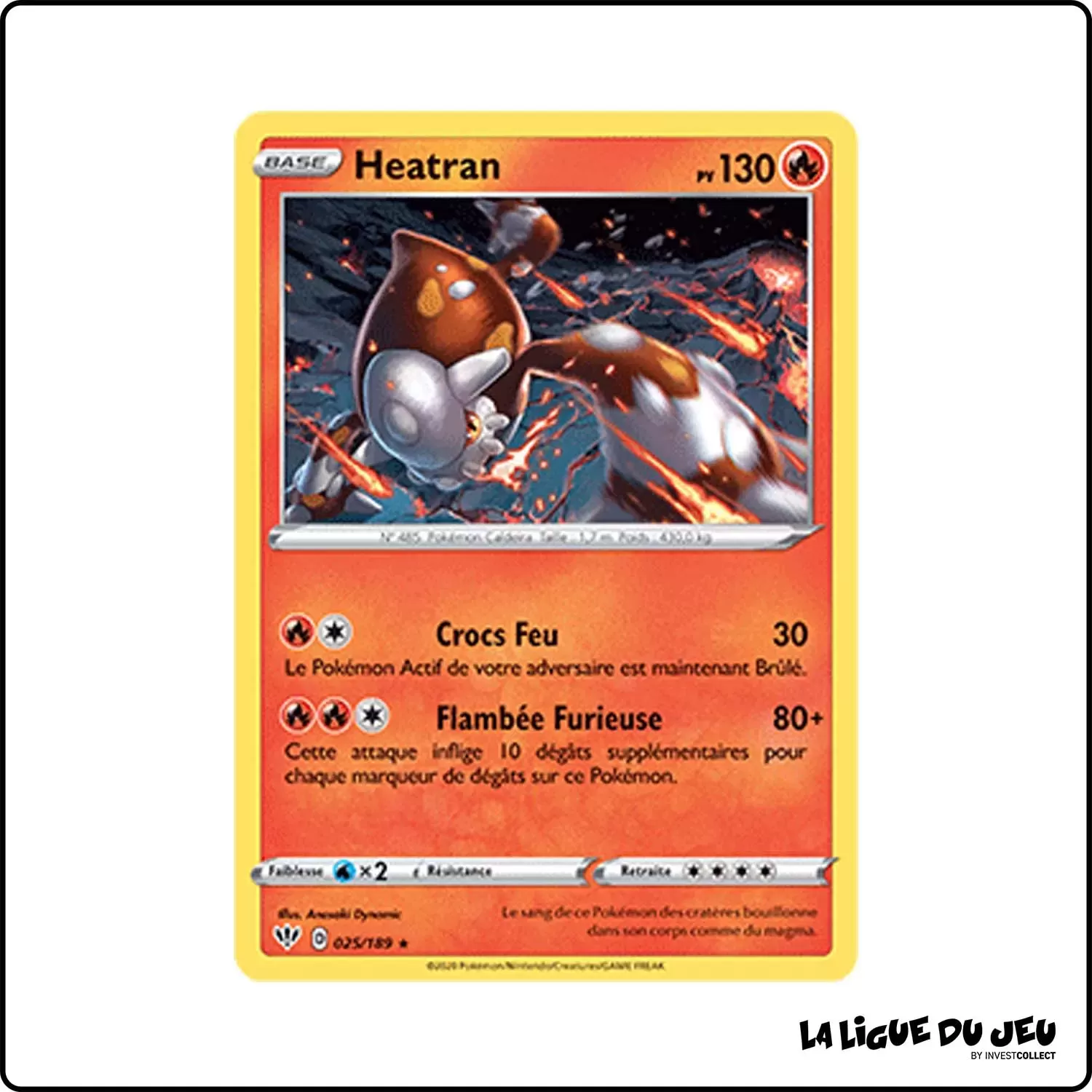 Holo - Pokemon - Ténèbres Embrasées - Heatran 25/201