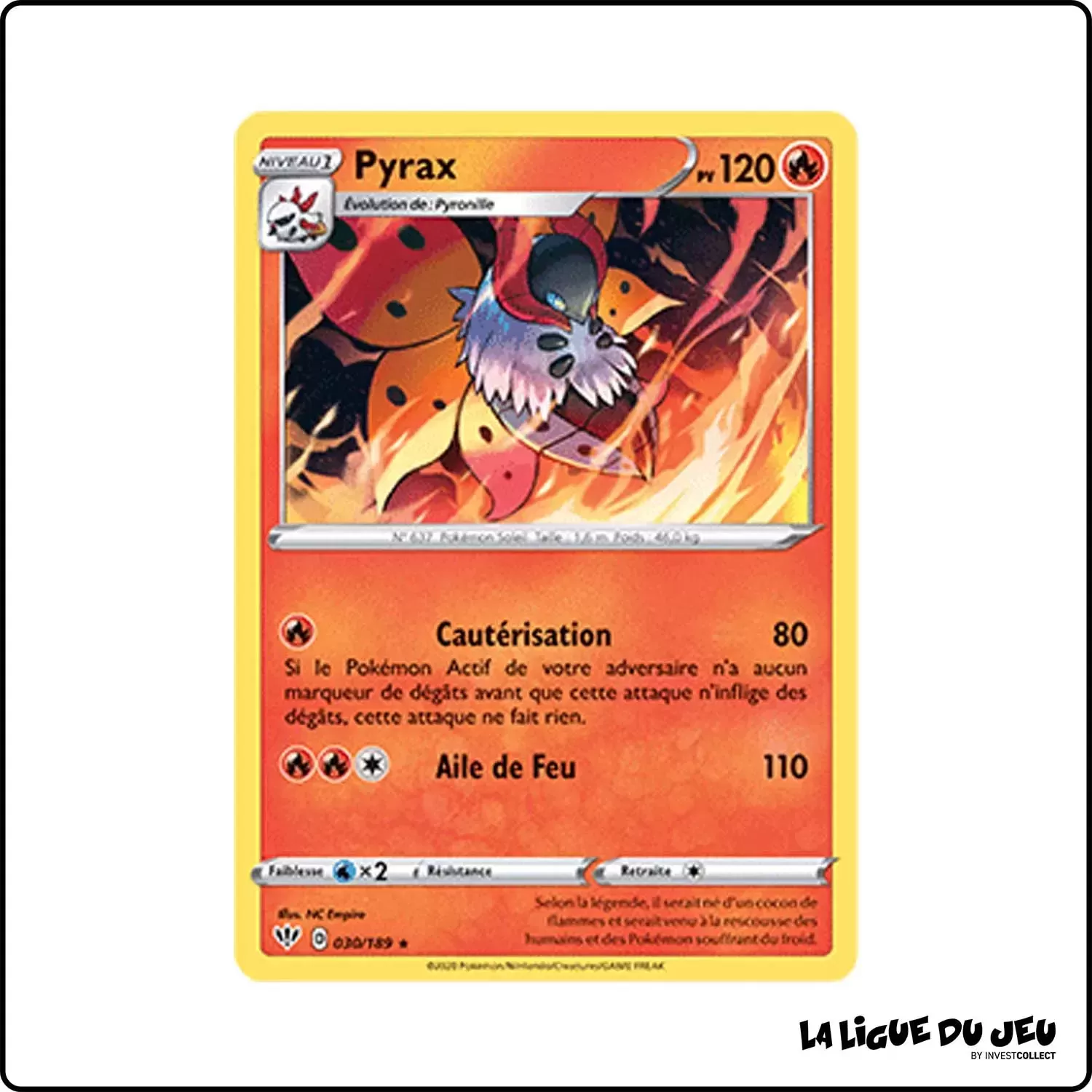 Rare - Pokemon - Ténèbres Embrasées - Pyrax 30/201