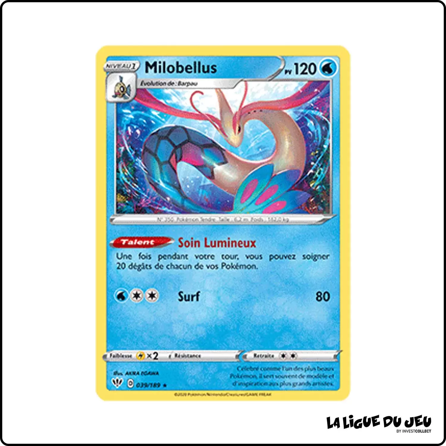 Holo - Pokemon - Ténèbres Embrasées - Milobellus 39/201