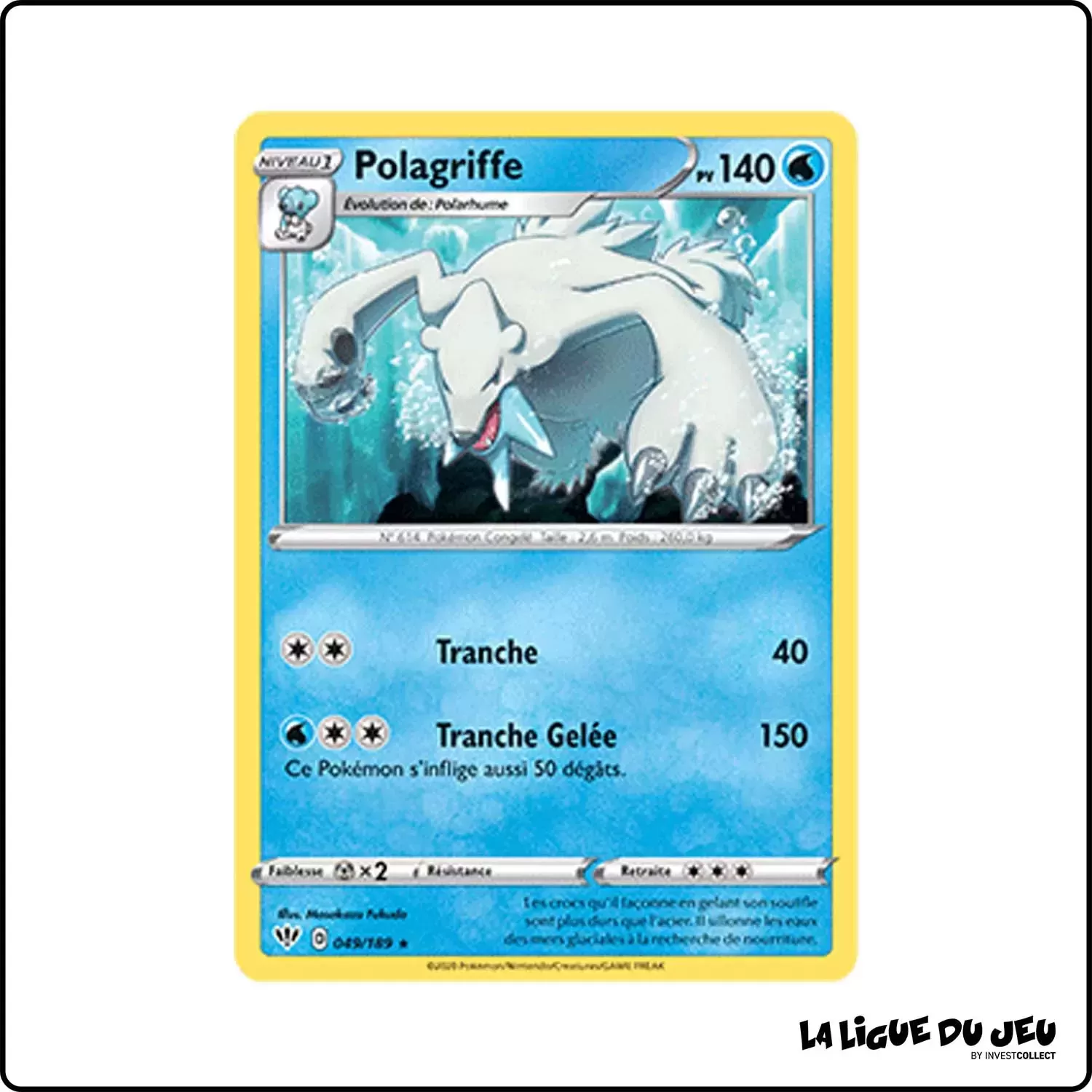 Rare - Pokemon - Ténèbres Embrasées - Polagriffe 49/201