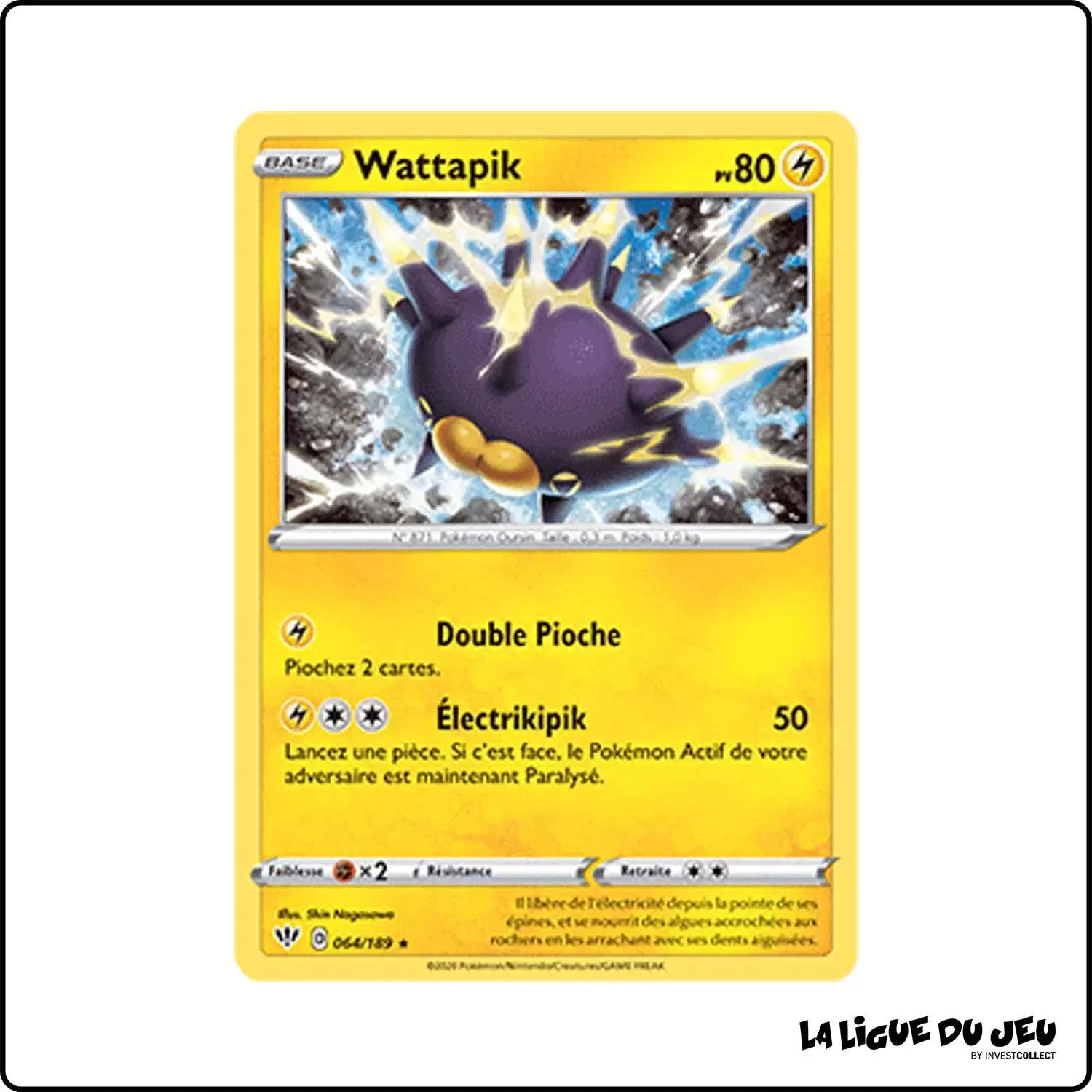 Holo - Pokemon - Ténèbres Embrasées - Wattapik 64/201