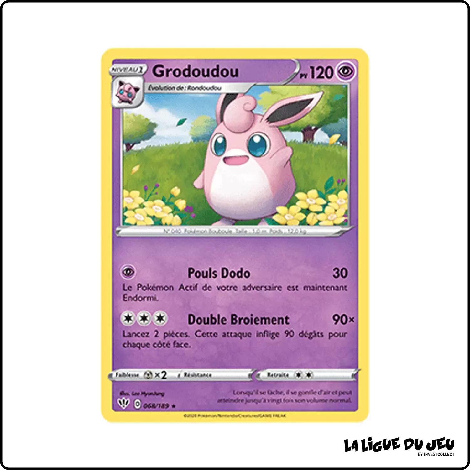 Rare - Pokemon - Ténèbres Embrasées - Grodoudou 68/201