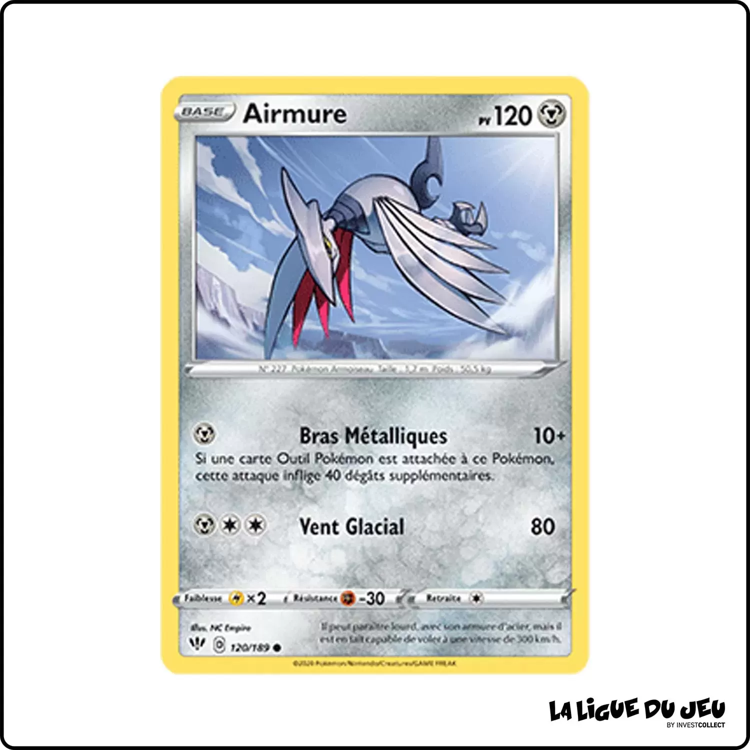 Commune - Pokemon - Ténèbres Embrasées - Airmure 120/201