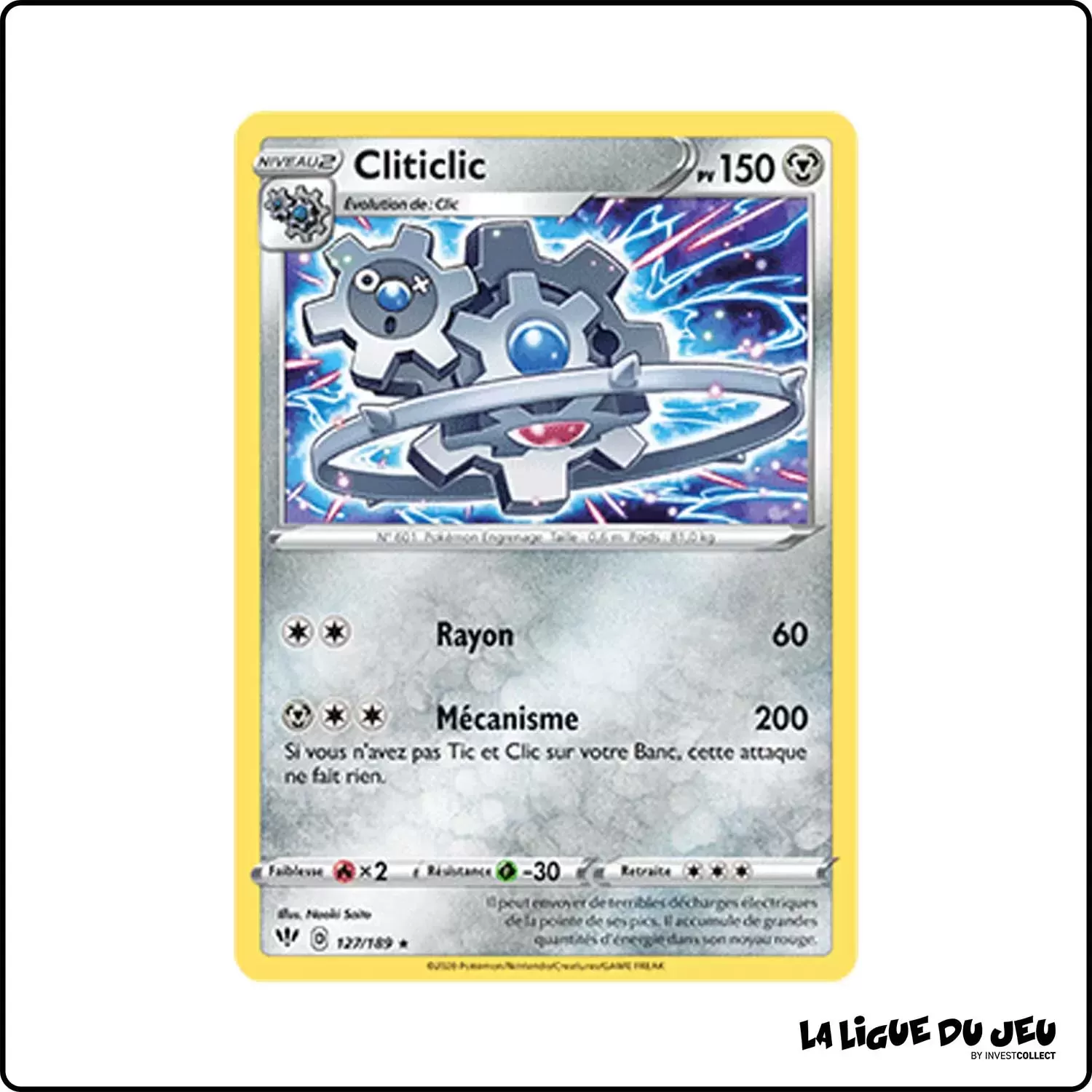 Rare - Pokemon - Ténèbres Embrasées - Cliticlic 127/201