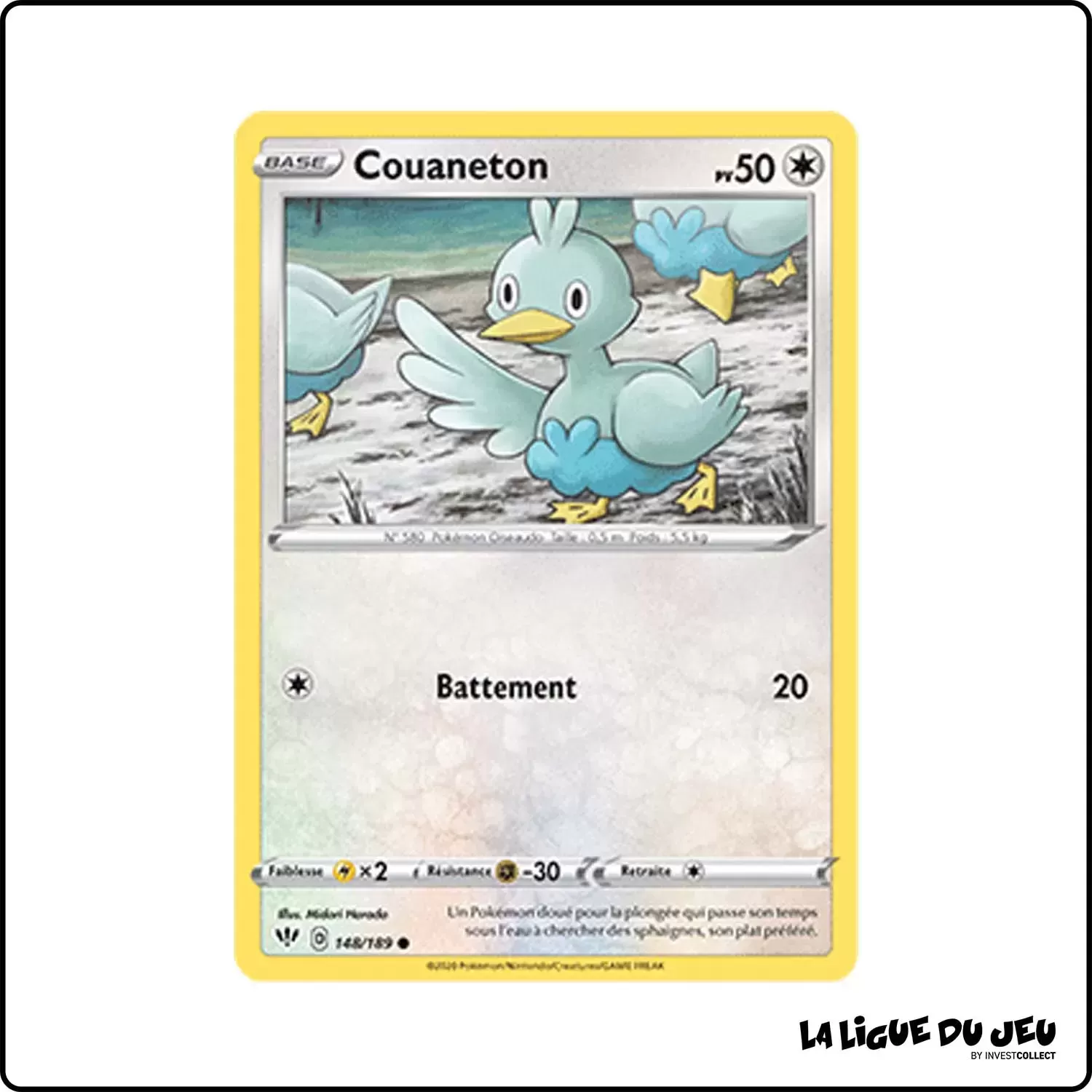 Commune - Pokemon - Ténèbres Embrasées - Couaneton 148/201