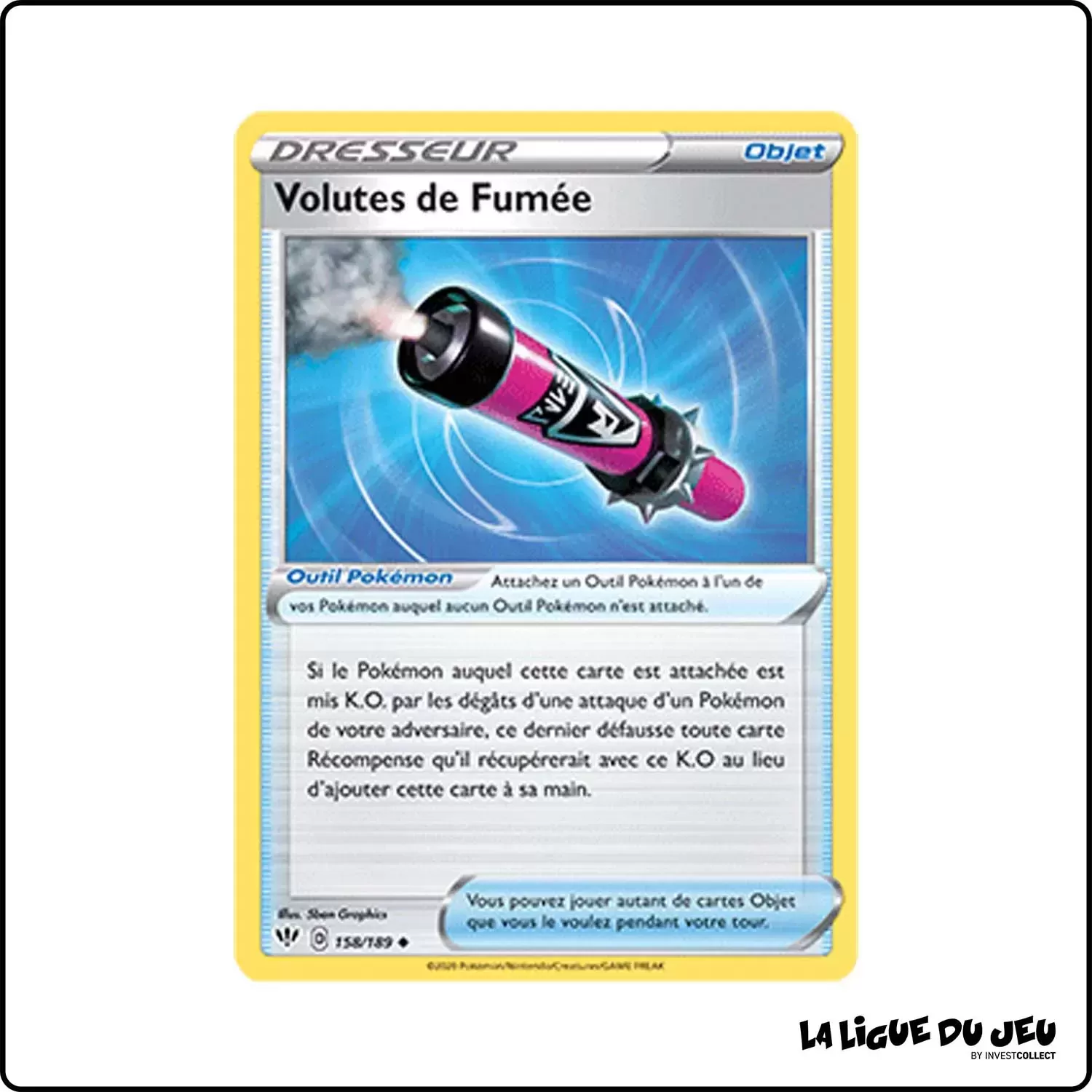 Peu commune - Pokemon - Ténèbres Embrasées - Volutes de Fumée 158/201