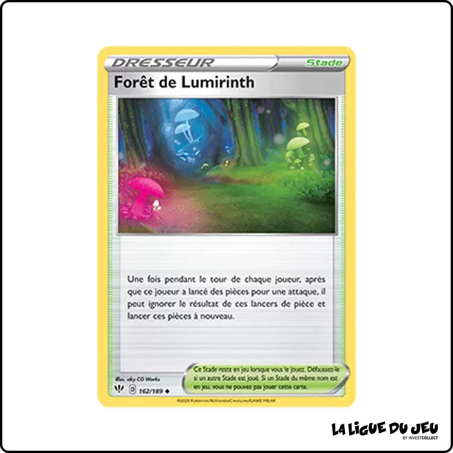 Peu commune - Pokemon - Ténèbres Embrasées - Forêt de Lumirinth 162/201