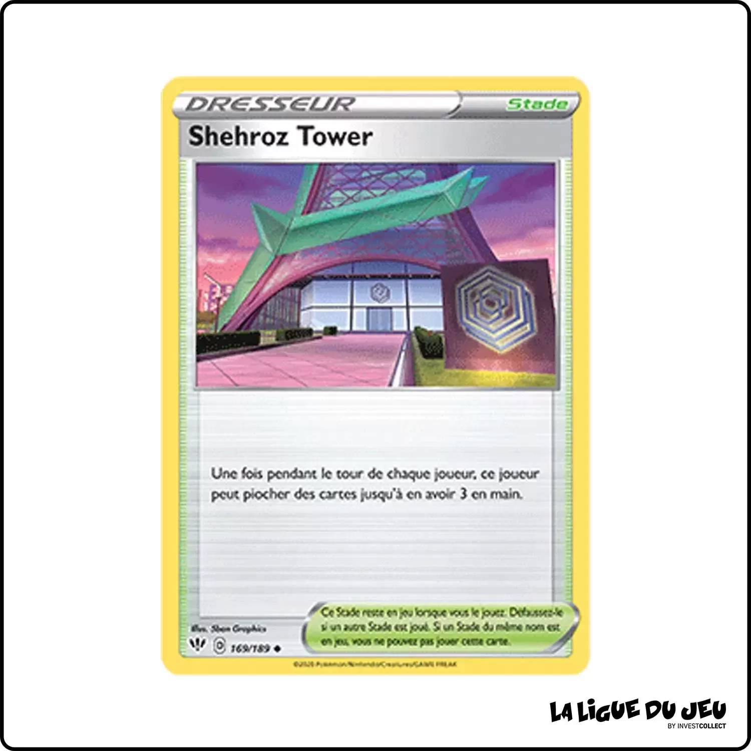 Peu commune - Pokemon - Ténèbres Embrasées - Shehroz Tower 169/201