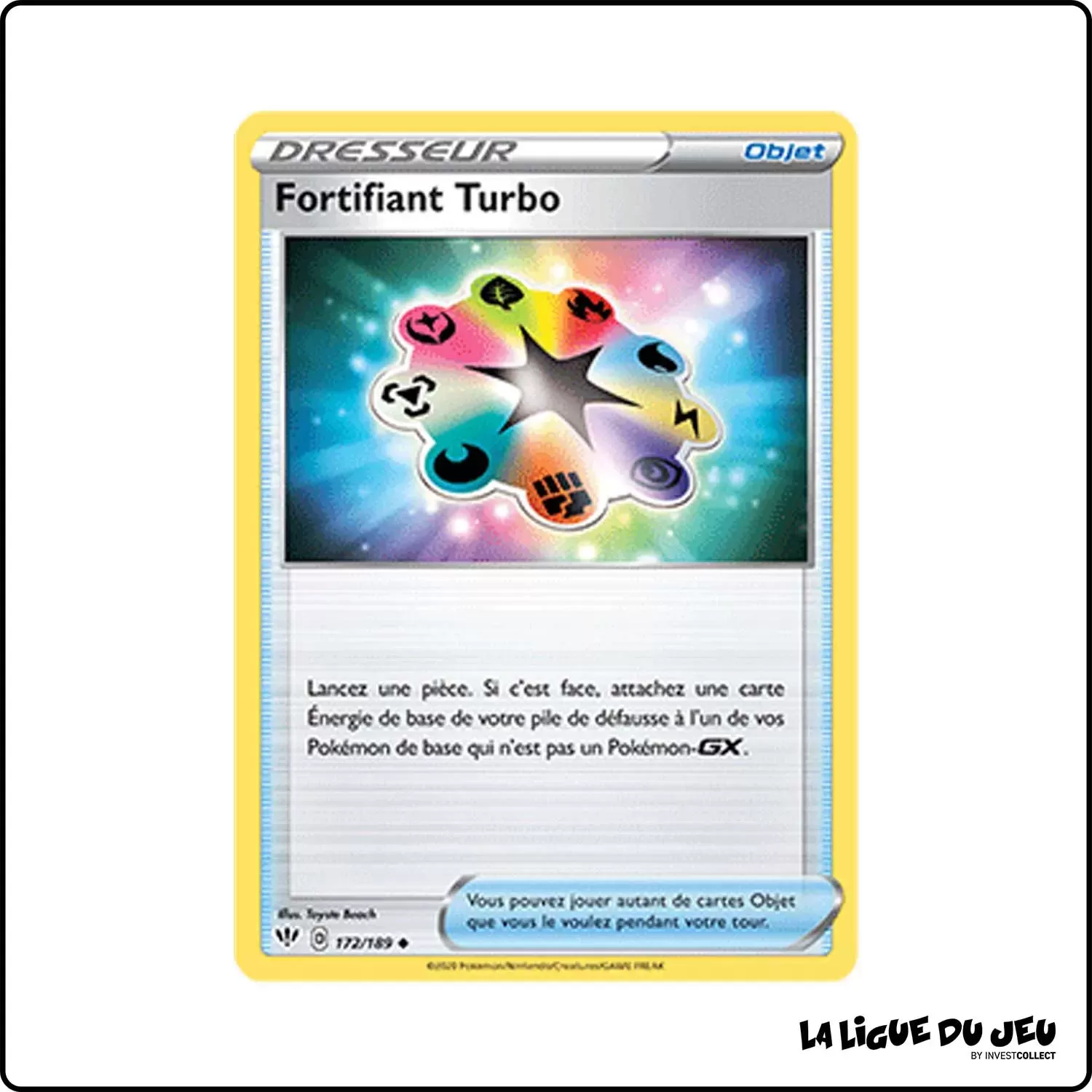 Peu commune - Pokemon - Ténèbres Embrasées - Fortifiant Turbo 172/201