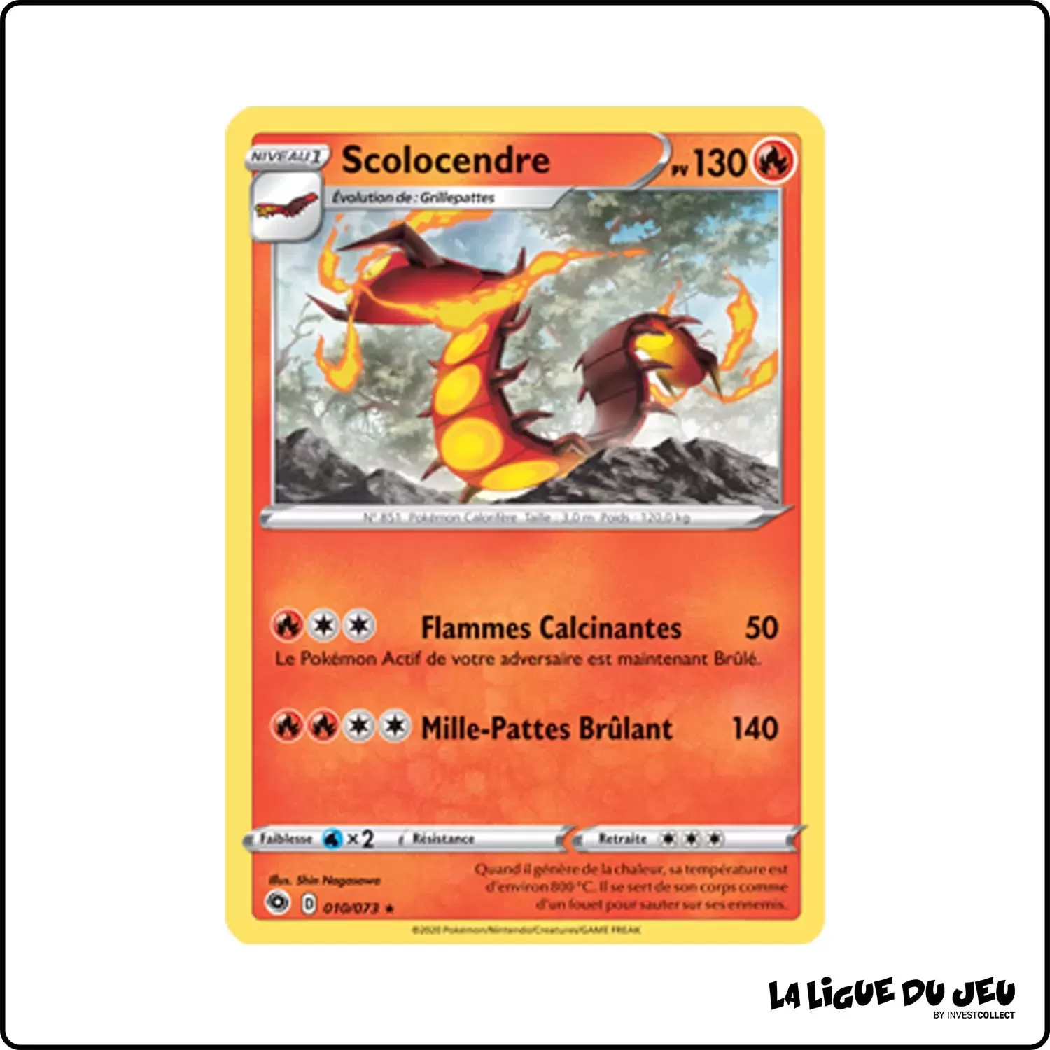 Holo - Pokemon - La Voie du Maître - Scolocendre 10/73