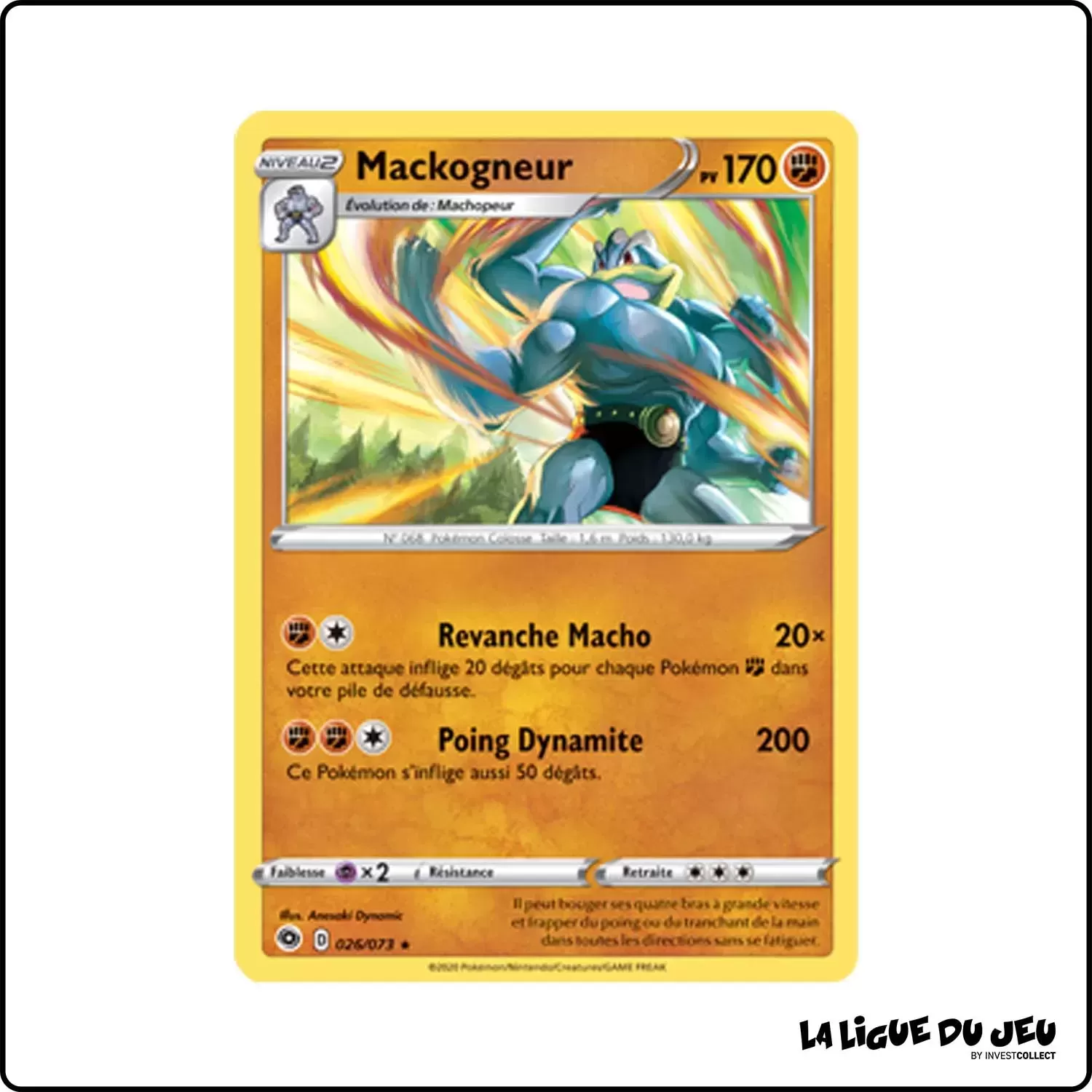 Holo - Pokemon - La Voie du Maître - Mackogneur 26/73