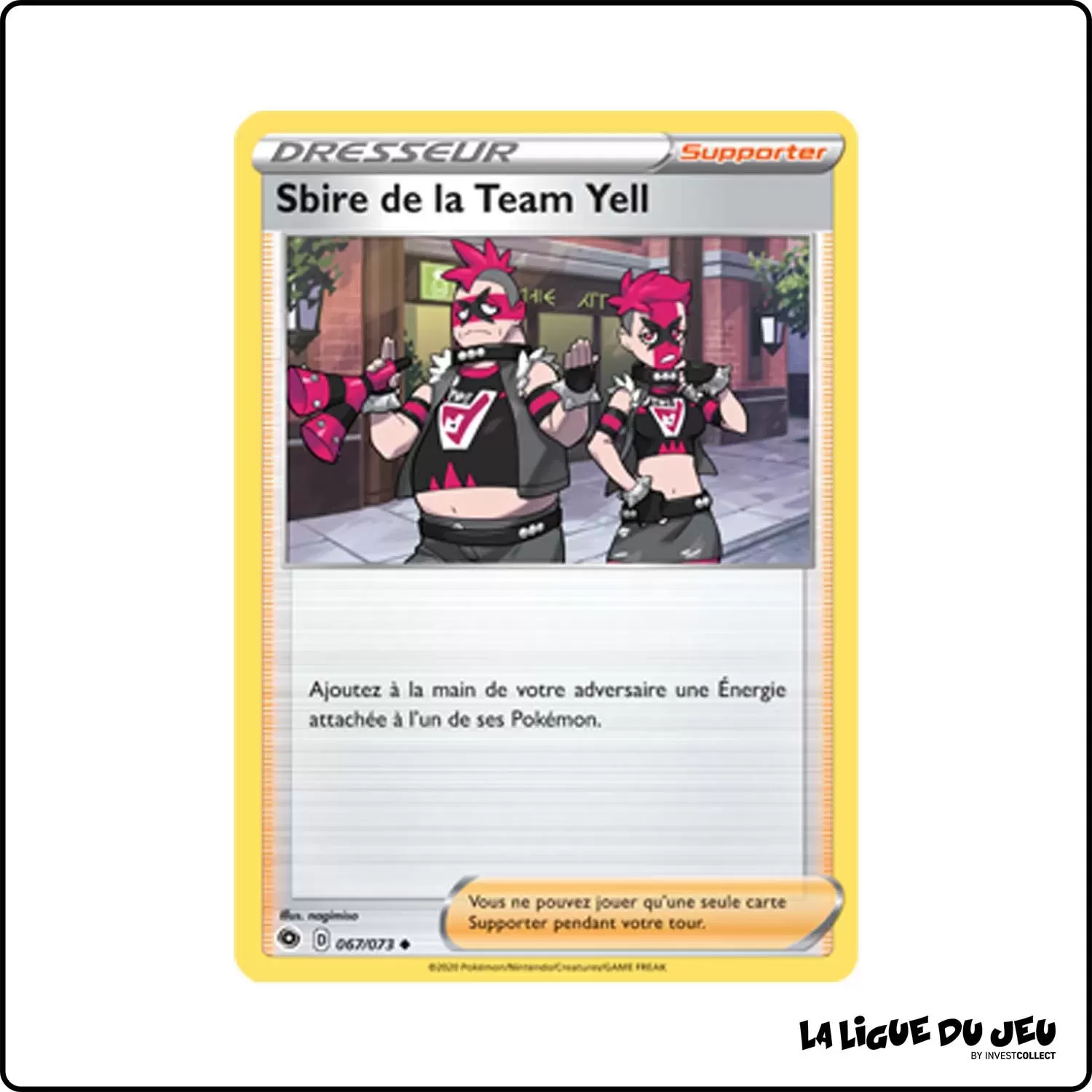 Peu commune - Pokemon - La Voie du Maître - Sbire de la Team Yell 67/73