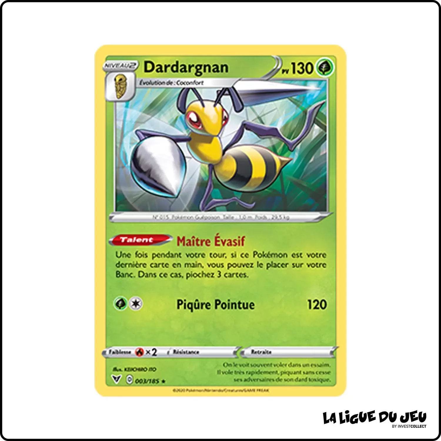 Rare - Pokemon - Voltage Éclatant - Dardargnan 3/185 Pokemon Company - 1