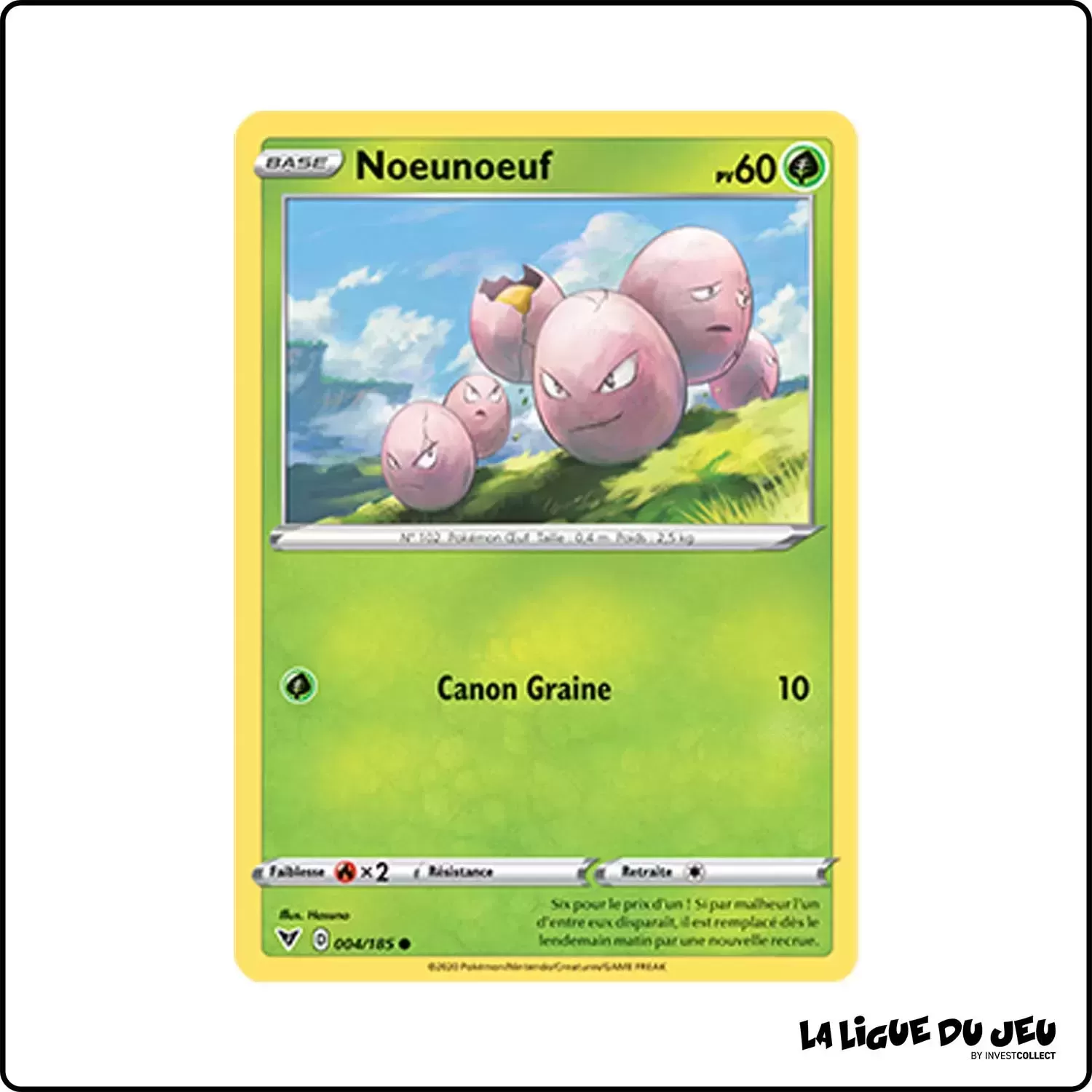 Commune - Pokemon - Voltage Éclatant - Noeunoeuf 4/185 Pokemon Company - 1