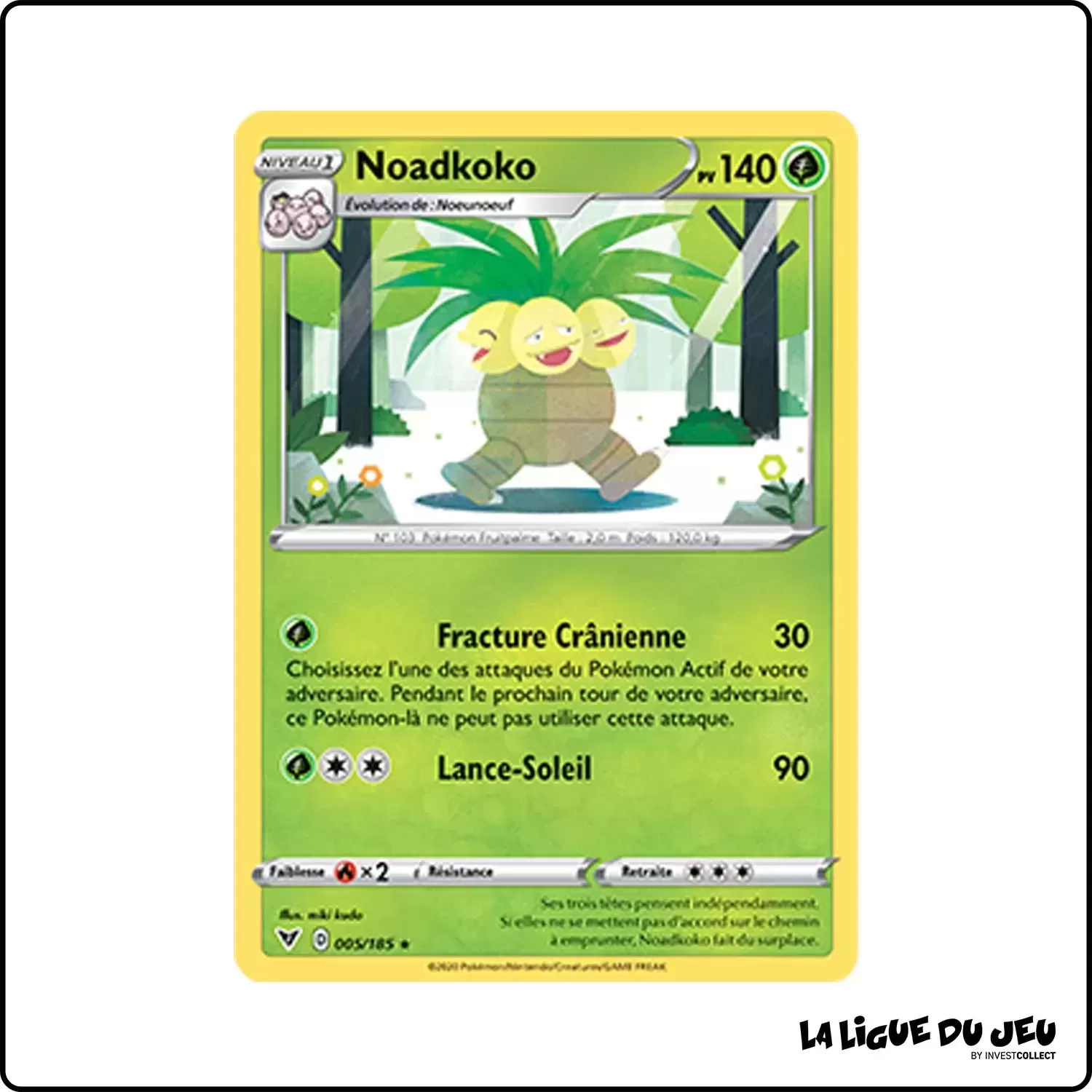 Rare - Pokemon - Voltage Éclatant - Noadkoko 5/185 Pokemon Company - 1