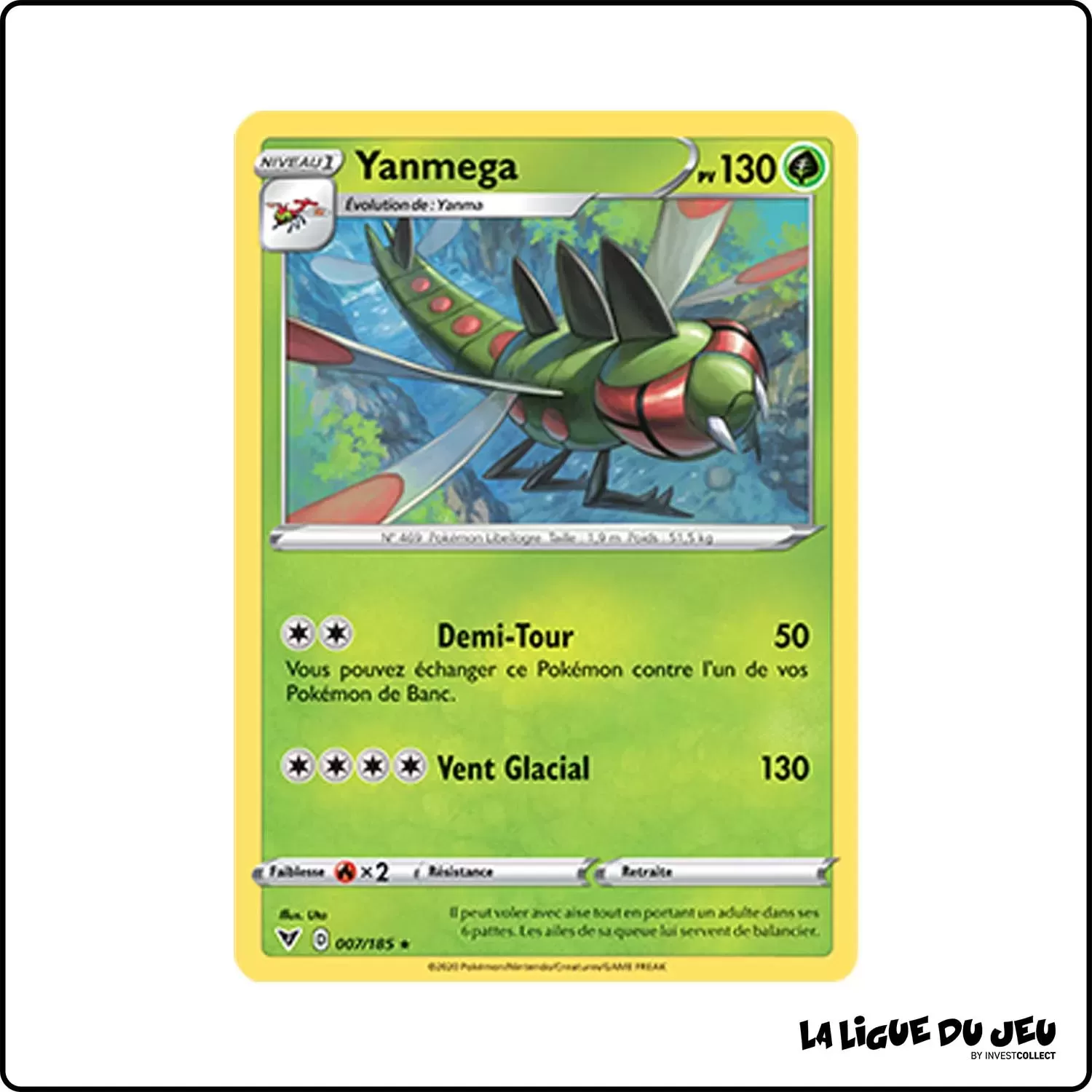 Rare - Pokemon - Voltage Éclatant - Yanmega 7/185 Pokemon Company - 1