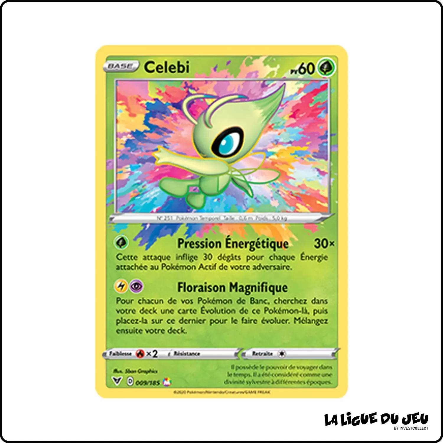 Ultra - Pokemon - Voltage Éclatant - Celebi 9/185 Pokemon Company - 1