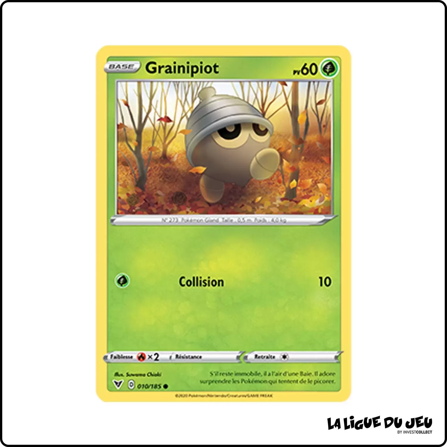 Commune - Pokemon - Voltage Éclatant - Grainipiot 10/185 Pokemon Company - 1