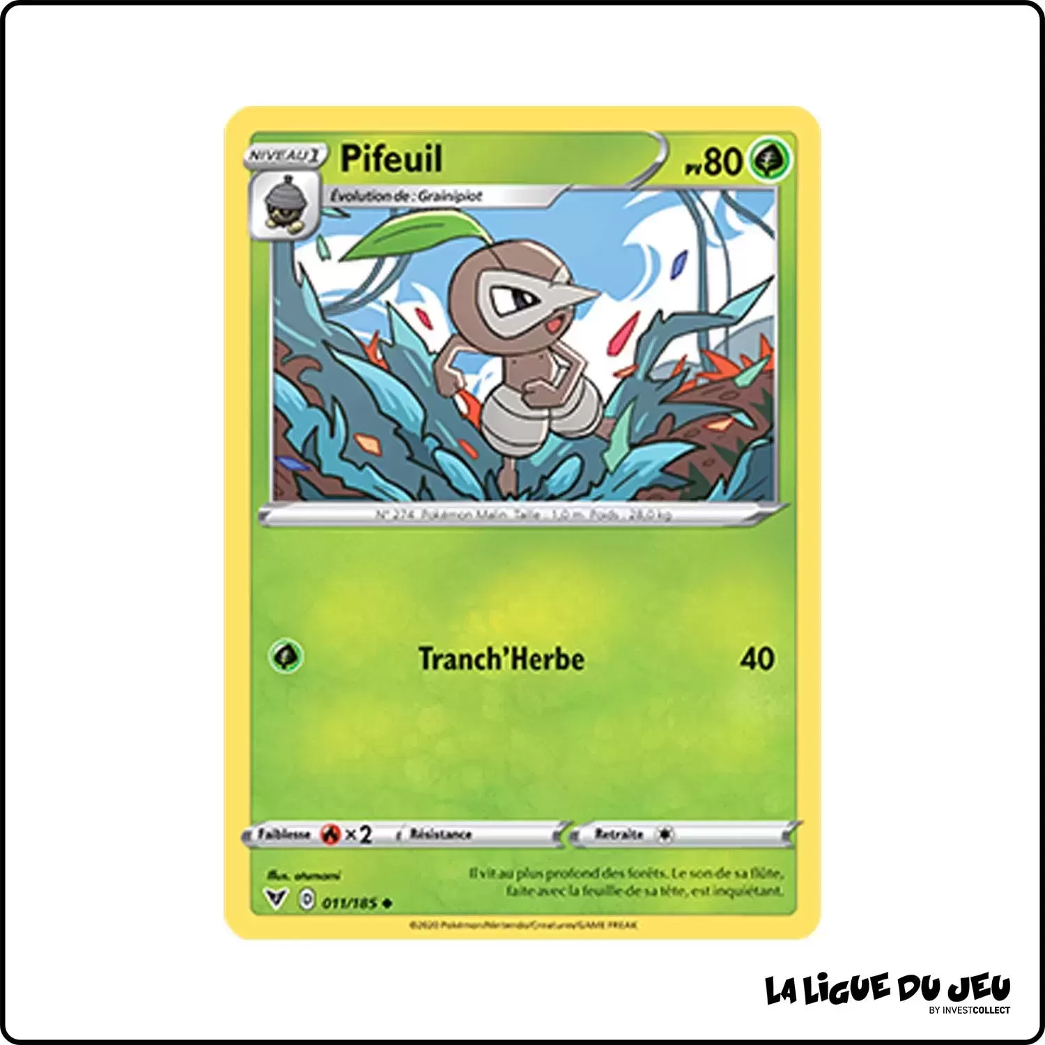 Peu commune - Pokemon - Voltage Éclatant - Pifeuil 11/185 Pokemon Company - 1