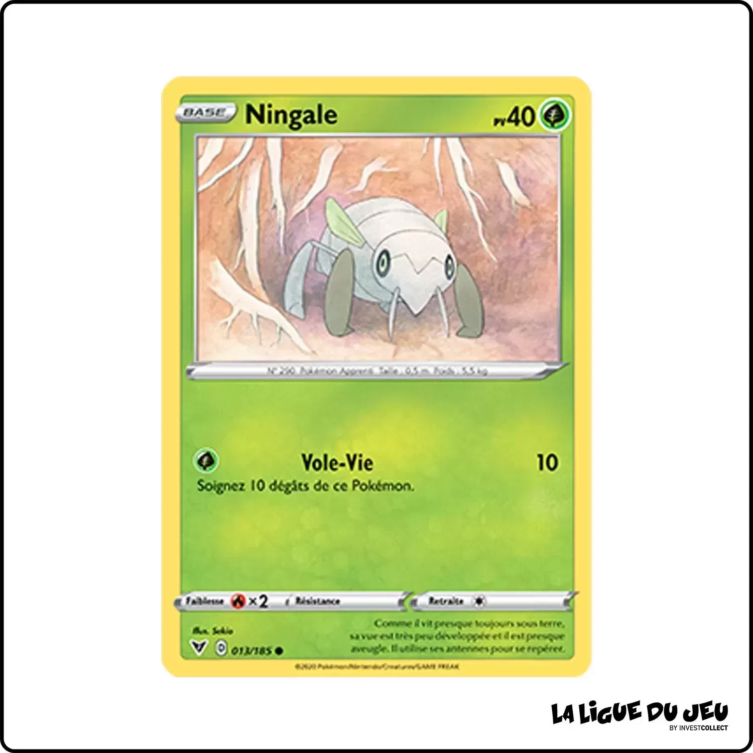 Commune - Pokemon - Voltage Éclatant - Ningale 13/185 Pokemon Company - 1