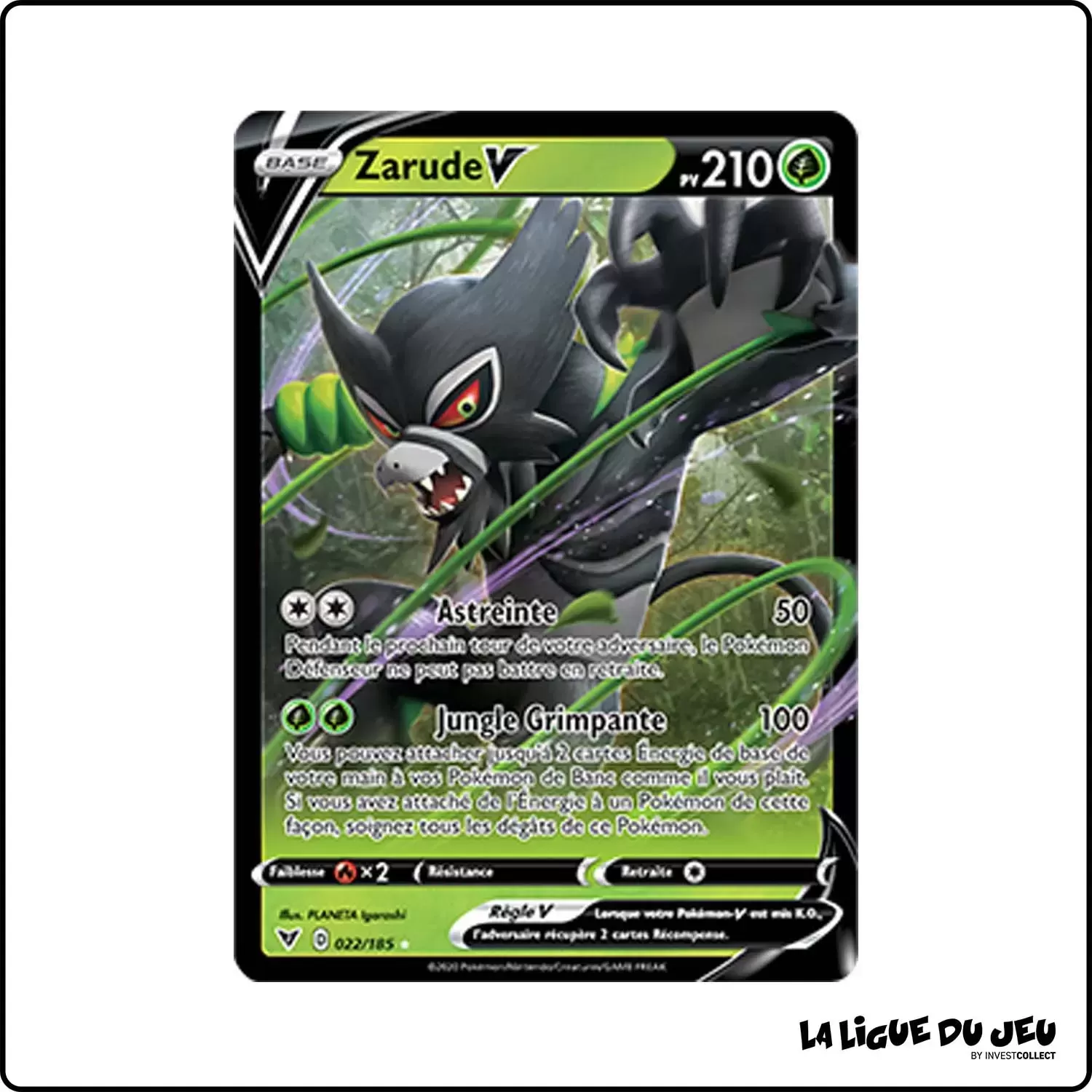 Ultra - Pokemon - Voltage Éclatant - Zarude-V 22/185 Pokemon Company - 1