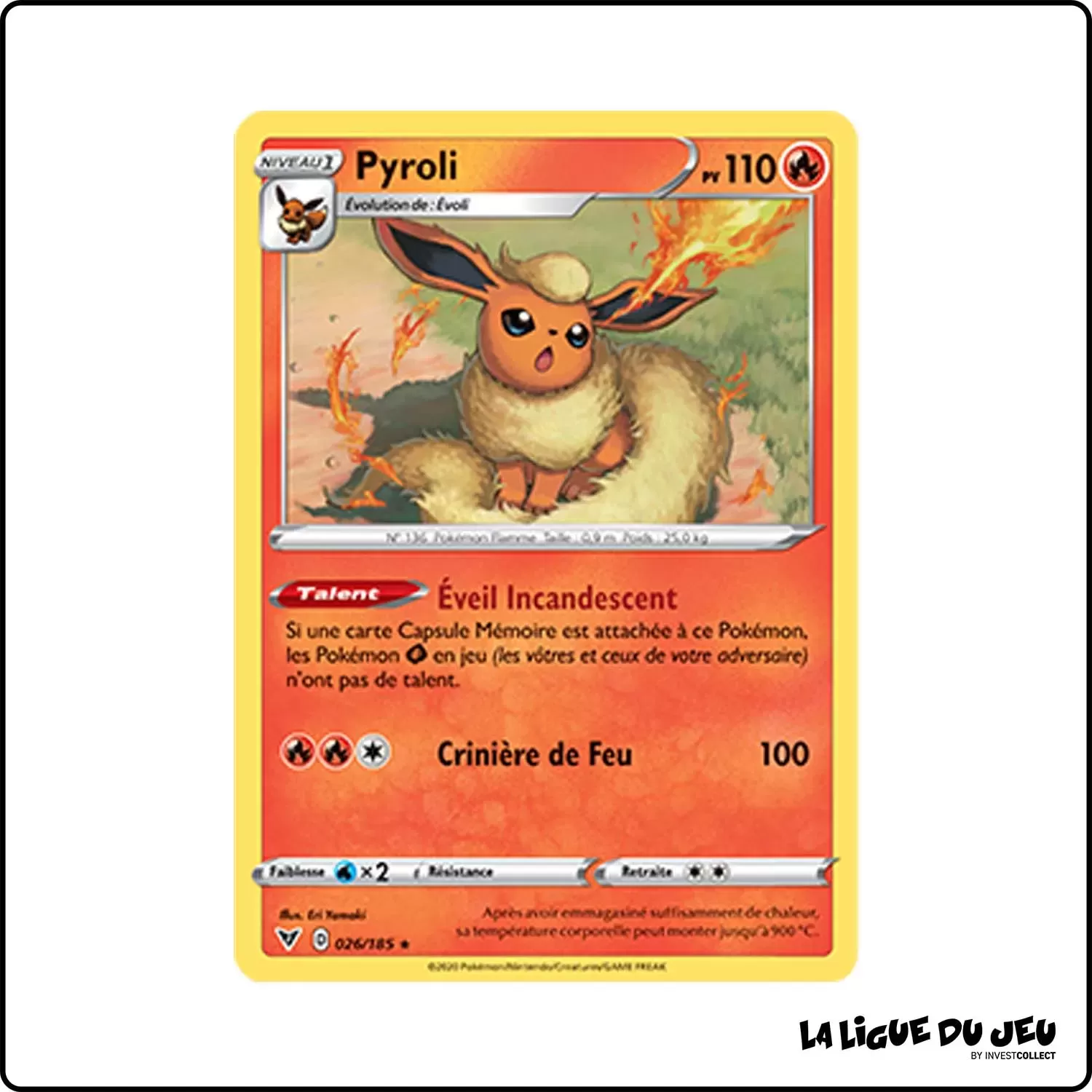 Rare - Pokemon - Voltage Éclatant - Pyroli 26/185 Pokemon Company - 1