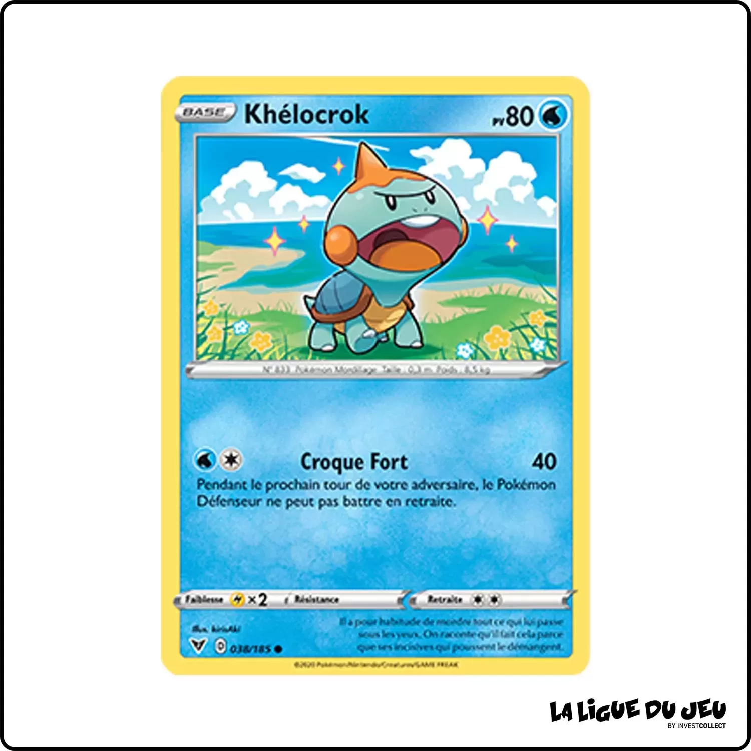 Commune - Pokemon - Voltage Éclatant - Khélocrok 38/185 Pokemon Company - 1