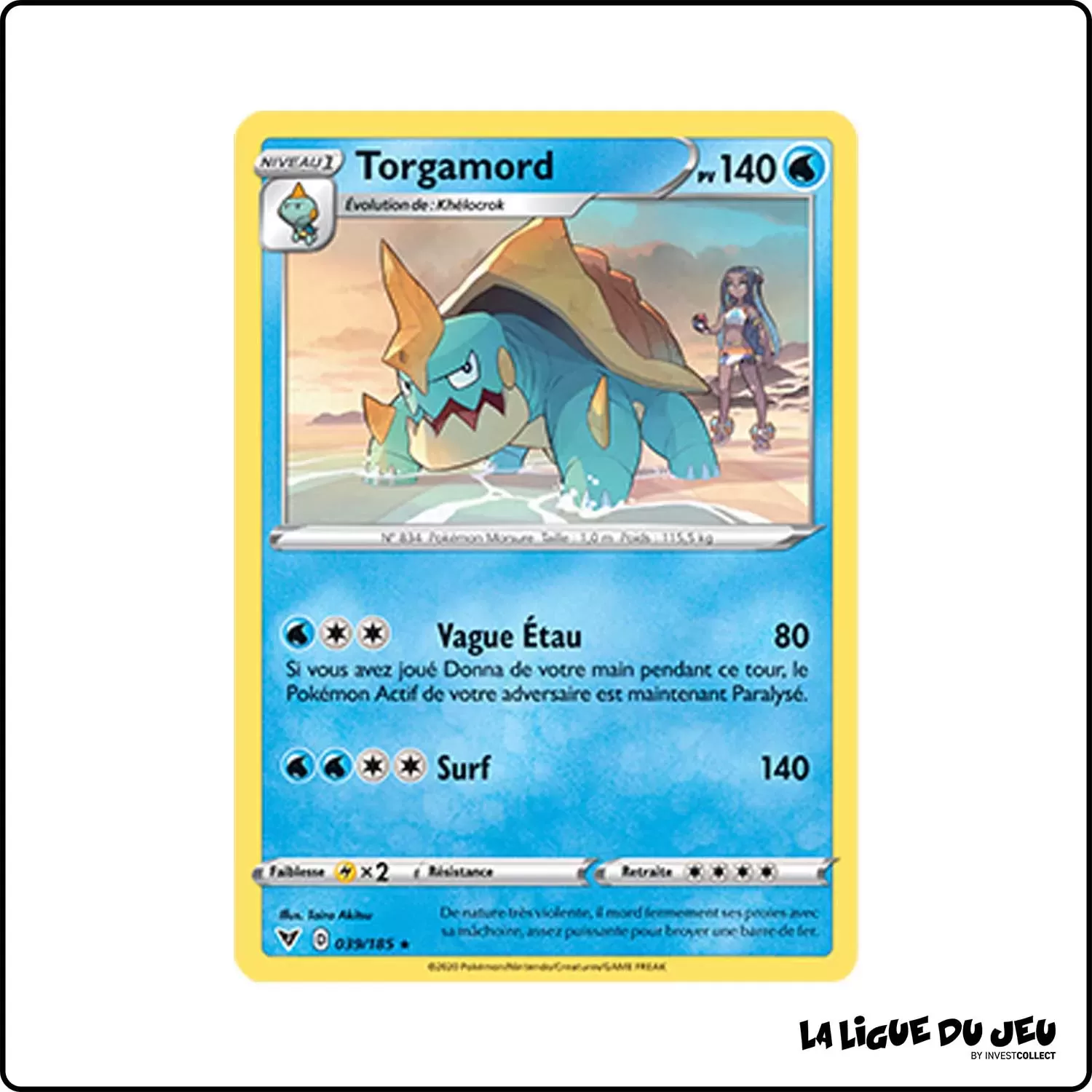 Rare - Pokemon - Voltage Éclatant - Torgamord 39/185 Pokemon Company - 1