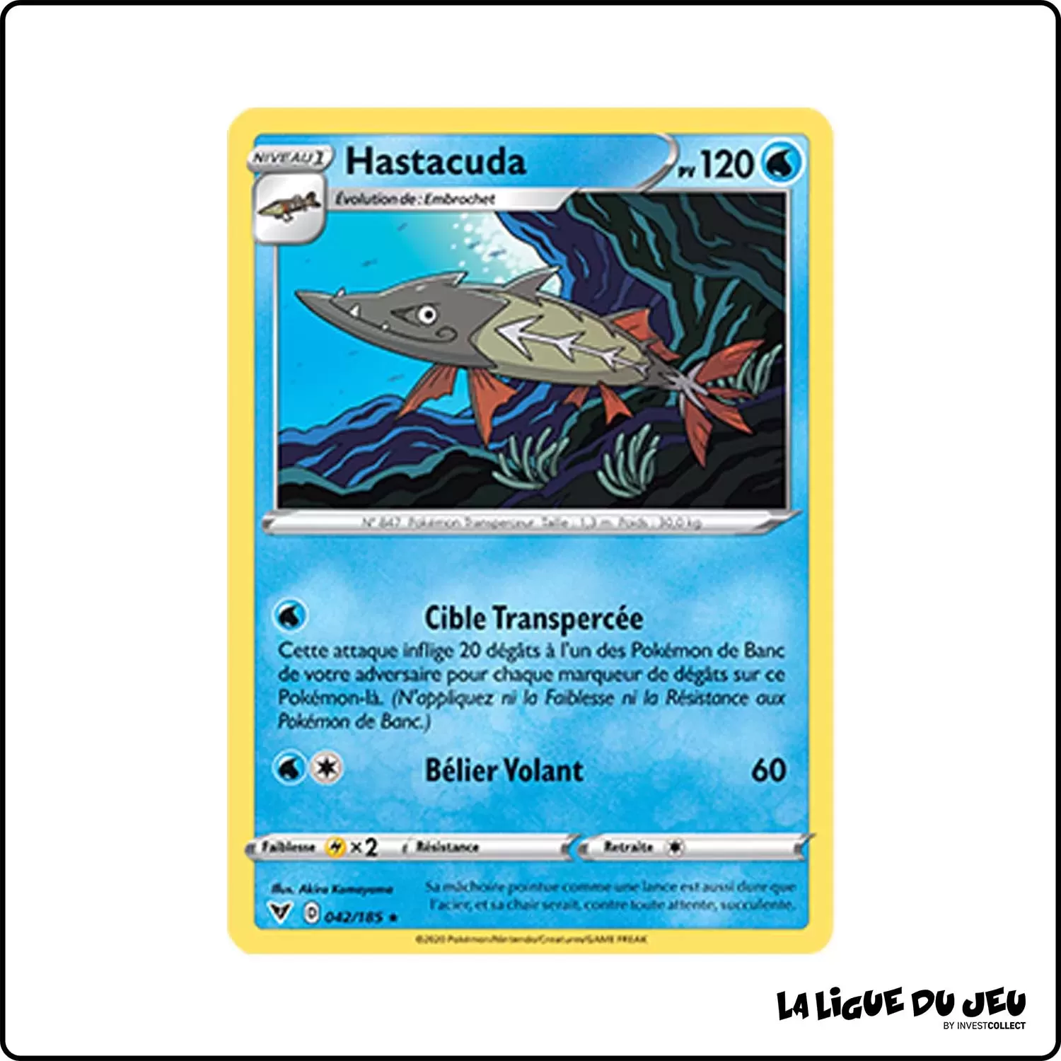 Rare - Pokemon - Voltage Éclatant - Hastacuda 42/185 Pokemon Company - 1