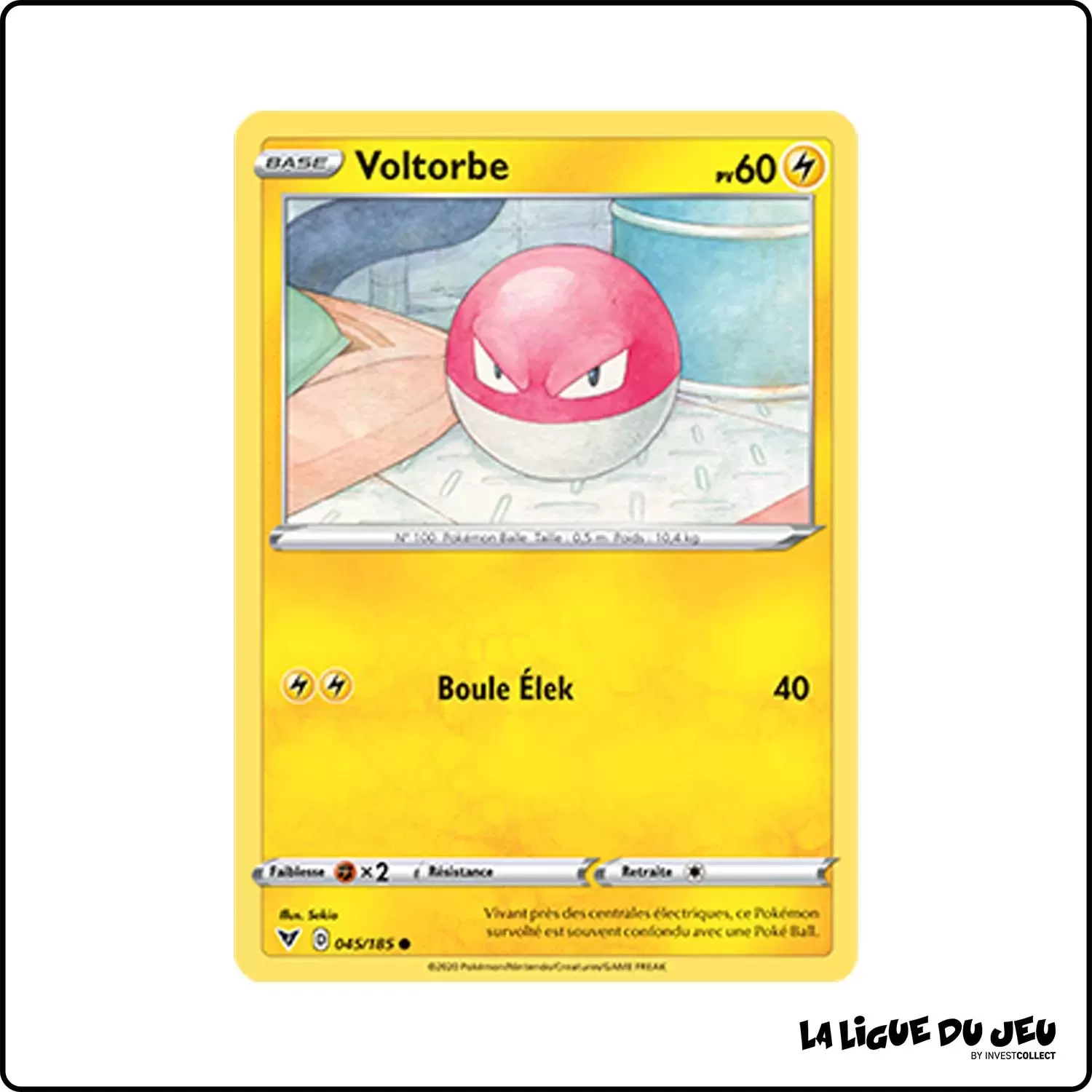 Commune - Pokemon - Voltage Éclatant - Voltorbe 45/185 Pokemon Company - 1