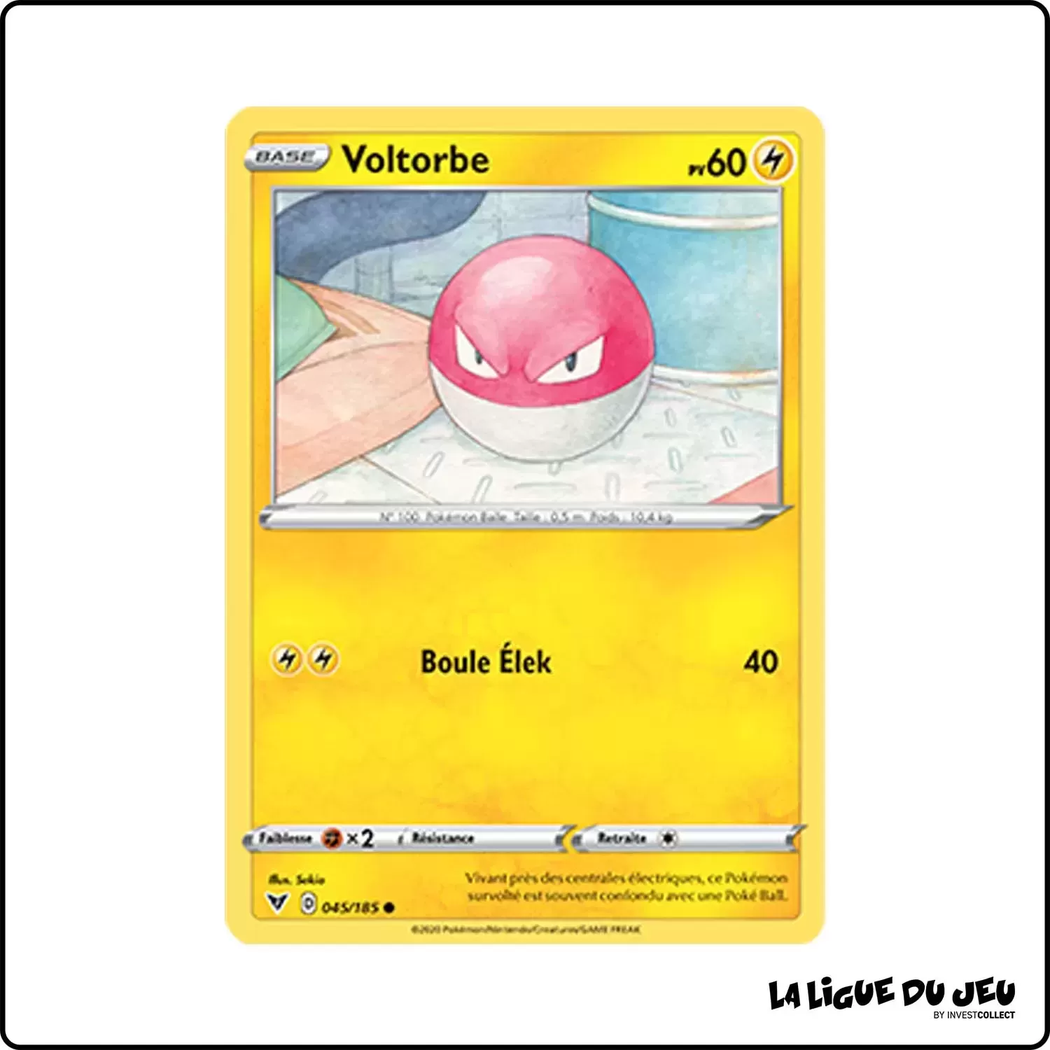 Commune - Pokemon - Voltage Éclatant - Voltorbe 45/185 Pokemon Company - 1