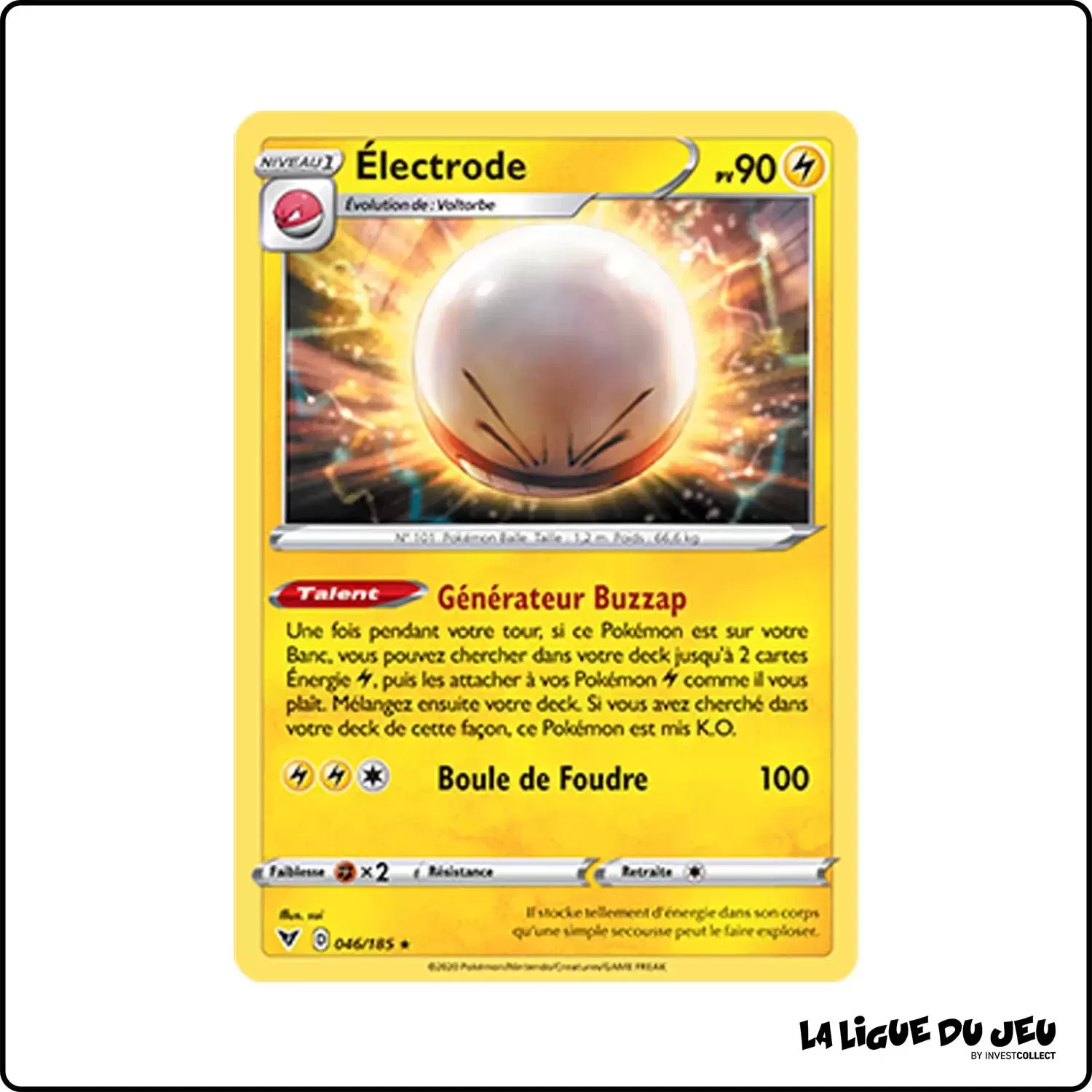 Holo - Pokemon - Voltage Éclatant - Électrode 46/185 Pokemon Company - 1