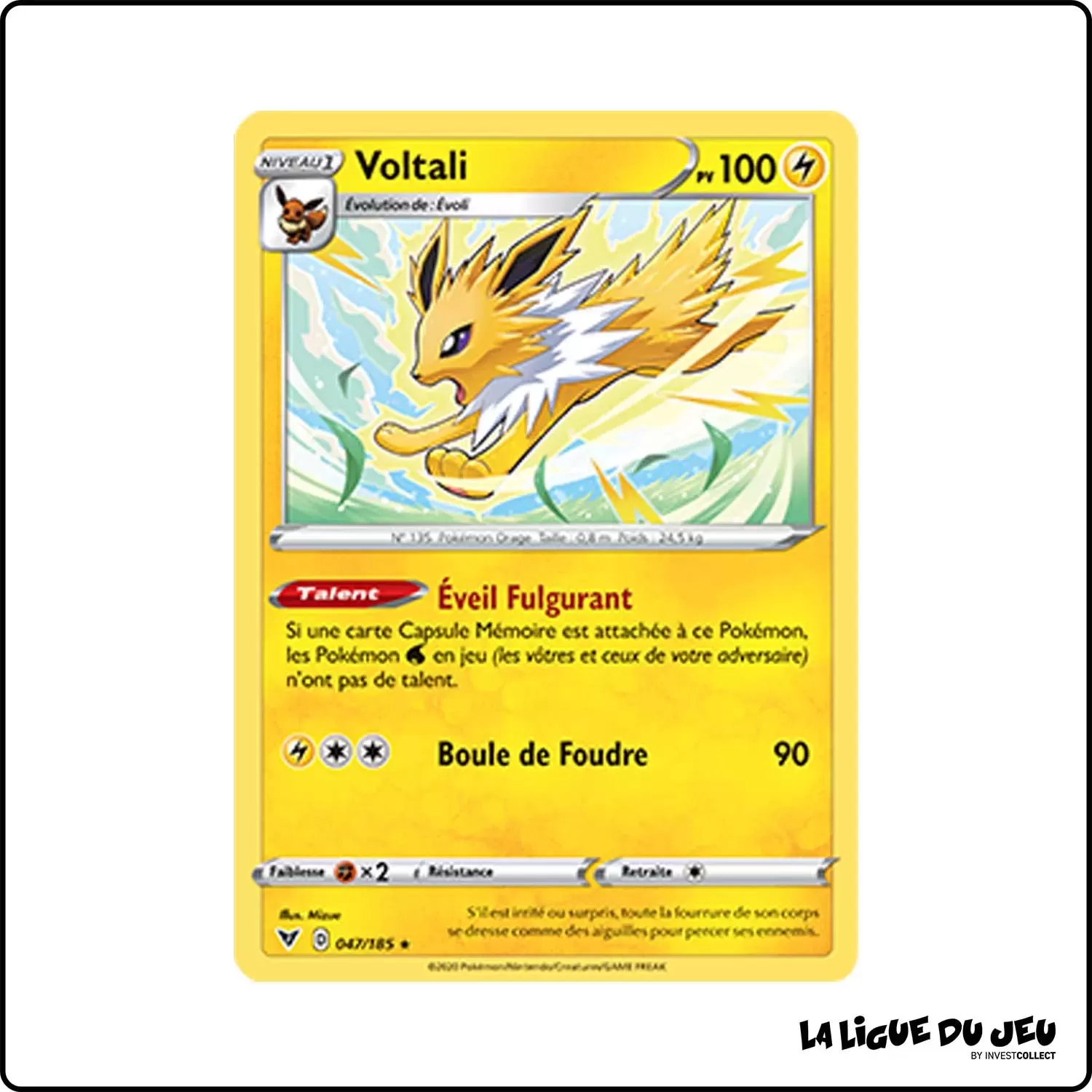 Rare - Pokemon - Voltage Éclatant - Voltali 47/185 Pokemon Company - 1