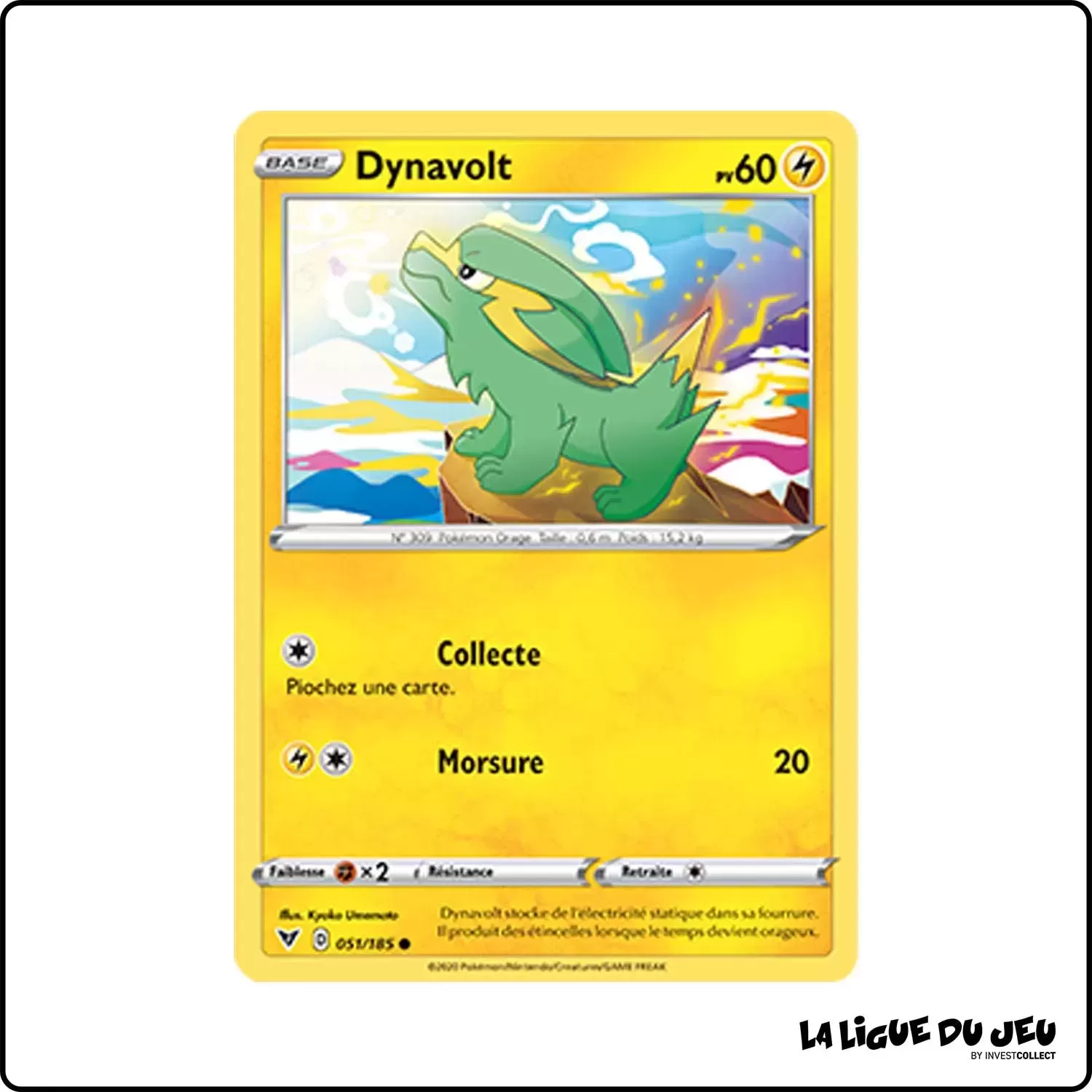 Commune - Pokemon - Voltage Éclatant - Dynavolt 51/185 Pokemon Company - 1