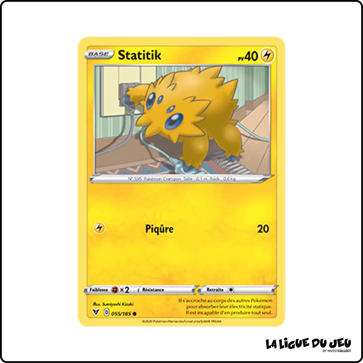 Commune - Pokemon - Voltage Éclatant - Statitik 55/185 Pokemon Company - 1