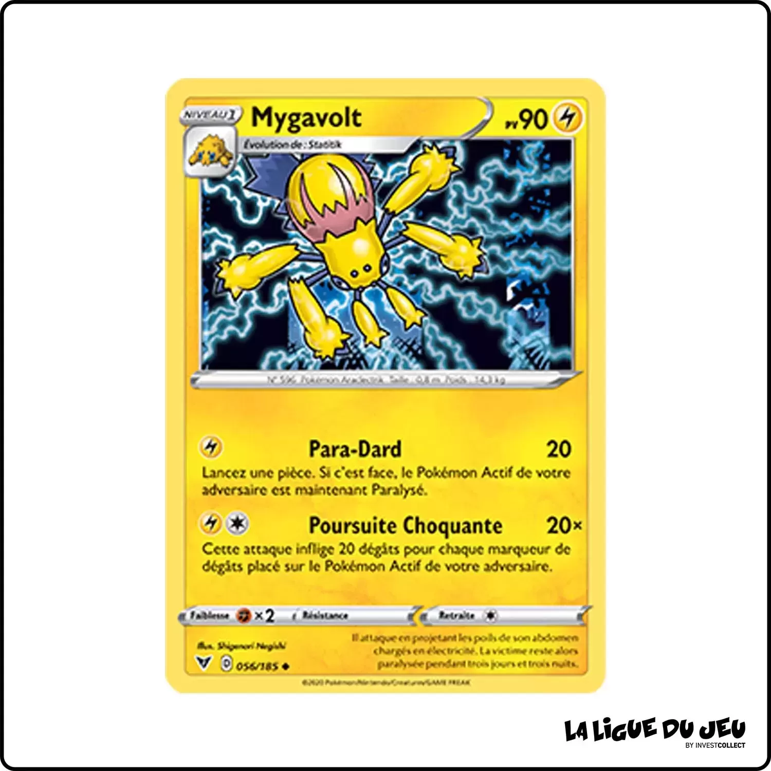 Peu commune - Pokemon - Voltage Éclatant - Mygavolt 56/185 Pokemon Company - 1