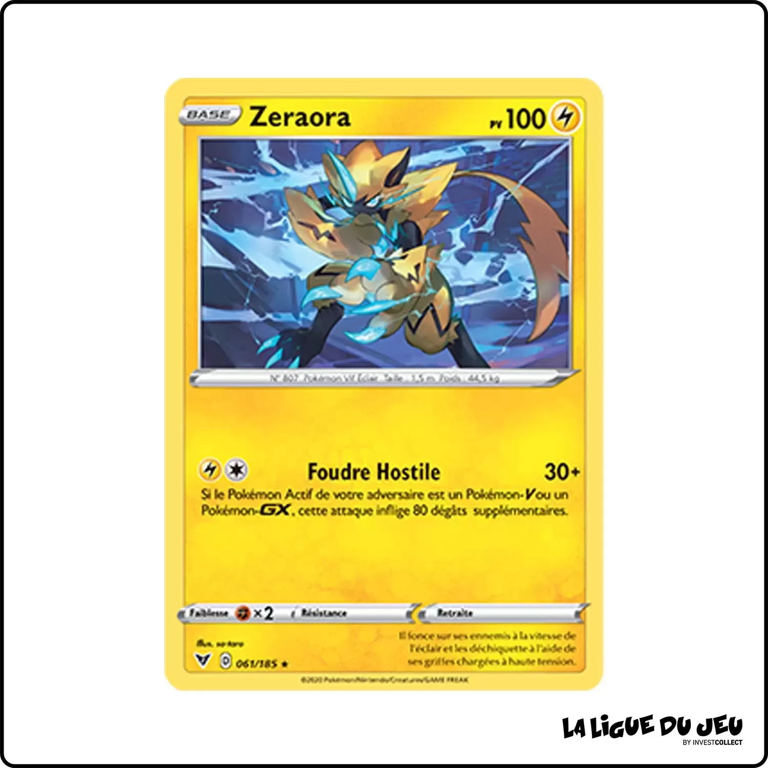 Holo - Pokemon - Voltage Éclatant - Zeraora 61/185 Pokemon Company - 1